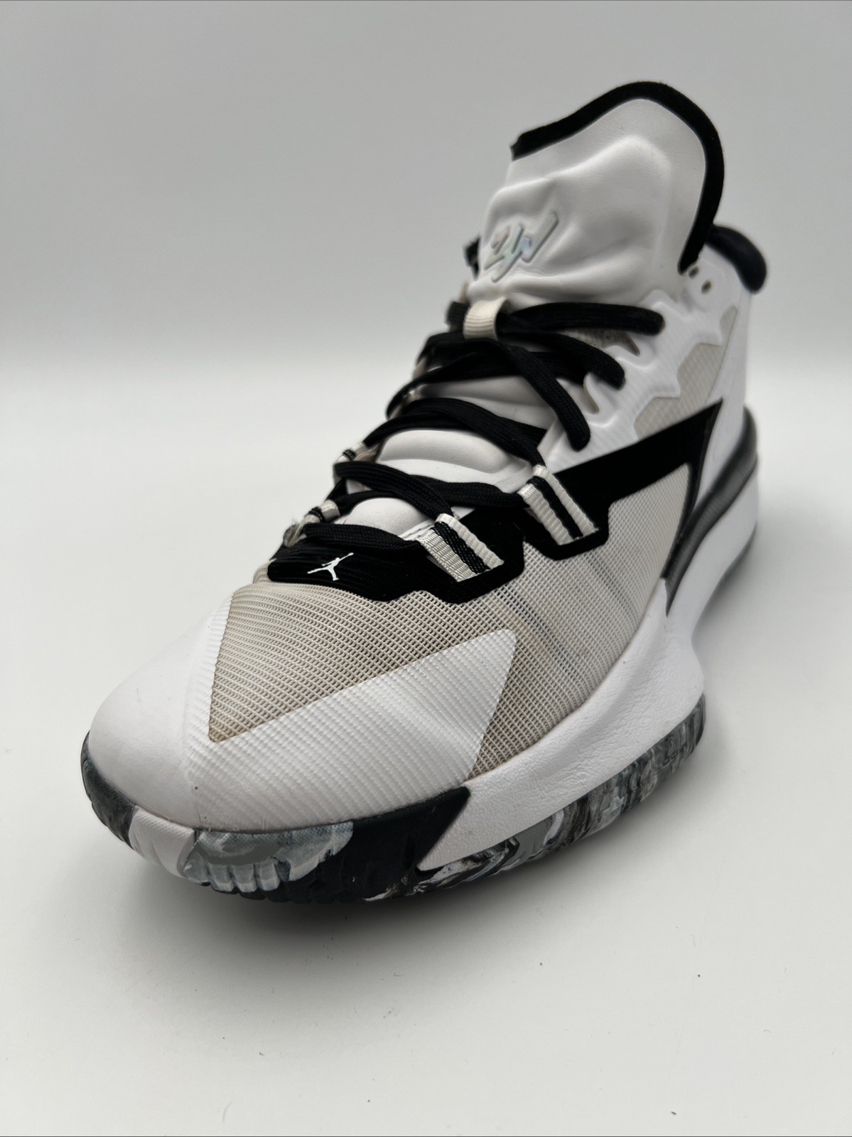 Nike Jordan Zion 1 TB White Black Basketball Sneakers Men’s 8.5 GUC DC4208-100