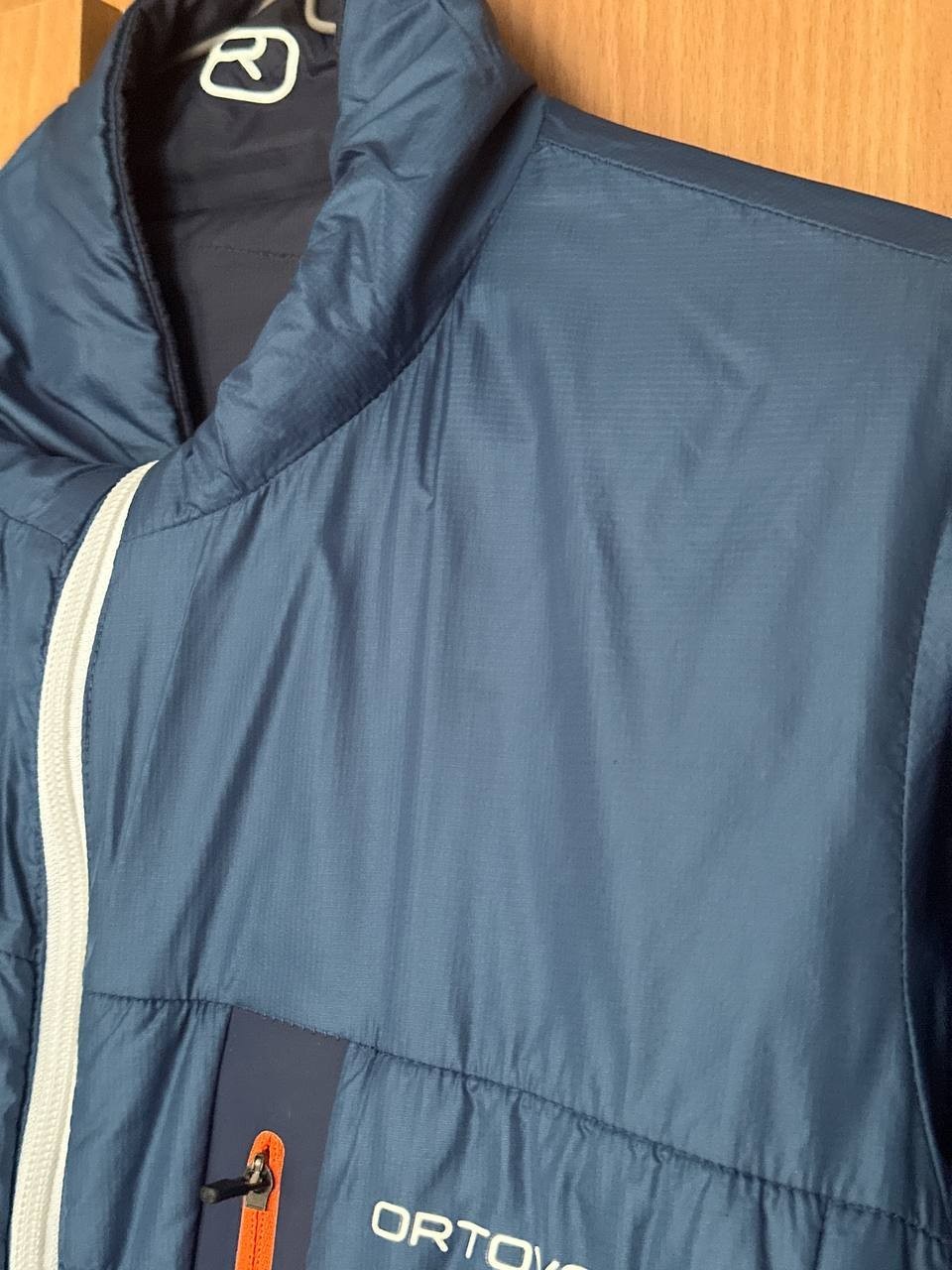 Ortovox Swisswool Piz Boval Reversible Jacket Men’s Size M Blue Hiking Outdoor