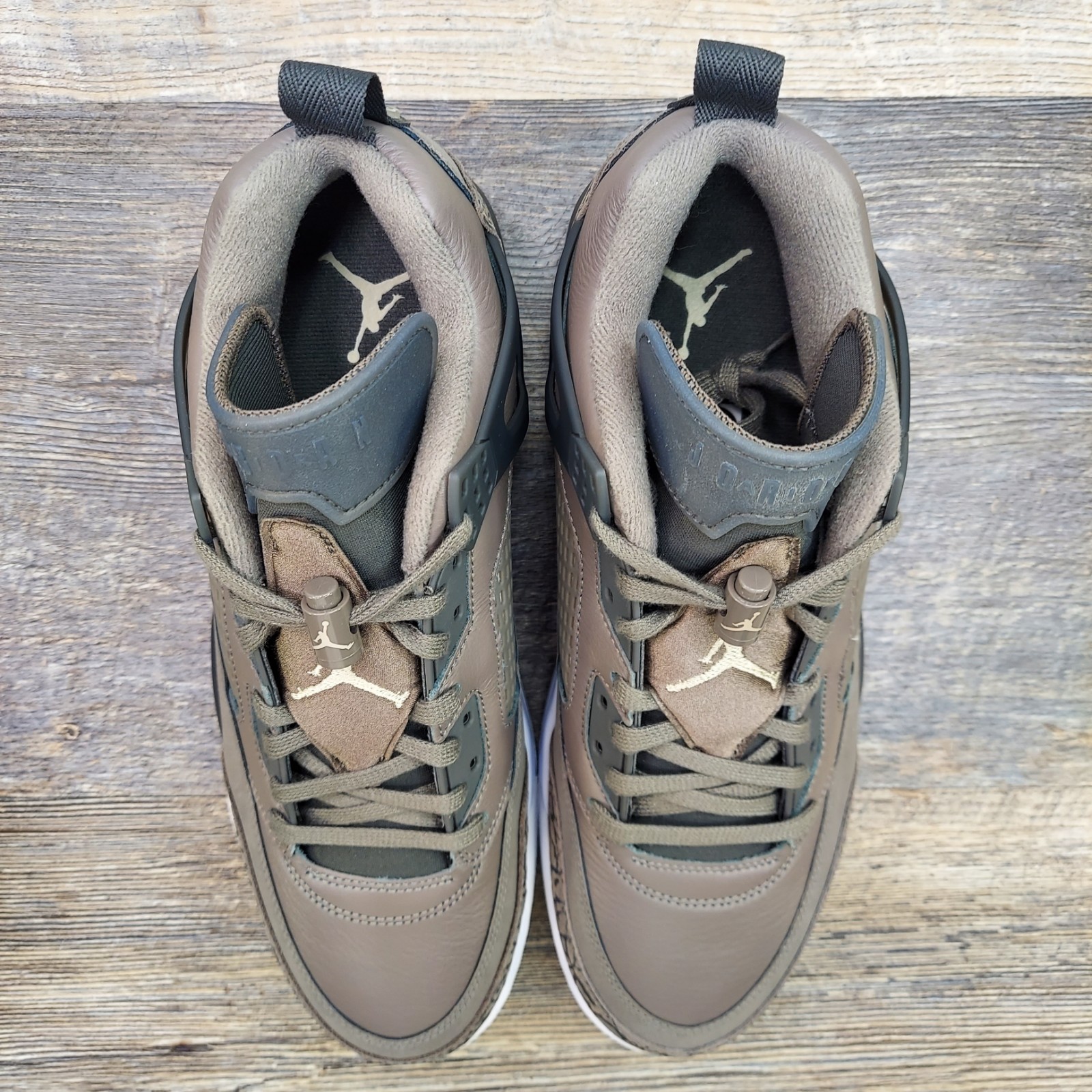 Nike Men’s Size 12 Jordan Spizike Low Cave Stone Brown Anthracite FQ1759 201
