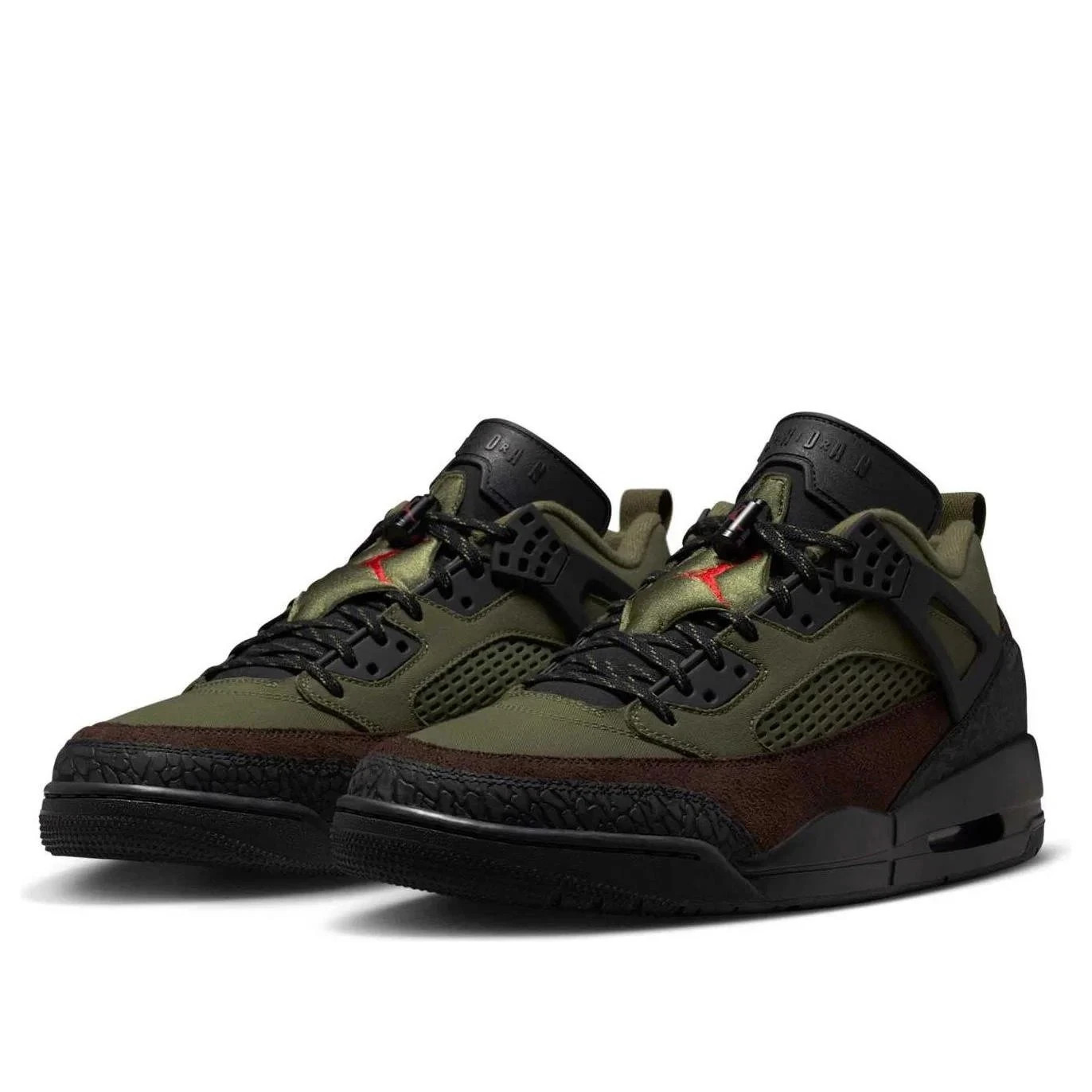 Nike Jordan Spizike Low IH1782-200 Olive Men’s Retro Basketball Sneakers