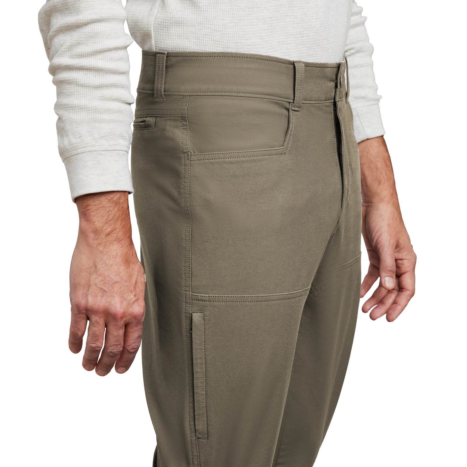 Kirkland Signature Men’s Stretch Tech Pant Straight Fit 4-Way Stretch Flat Front