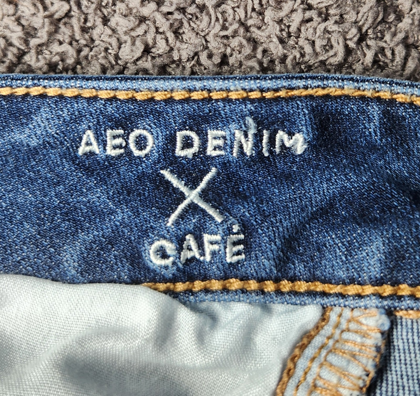 Dark Wash Destroy American Eagle Outfitters Low Rise Jeggings Skinny Jeans 2 Y2K
