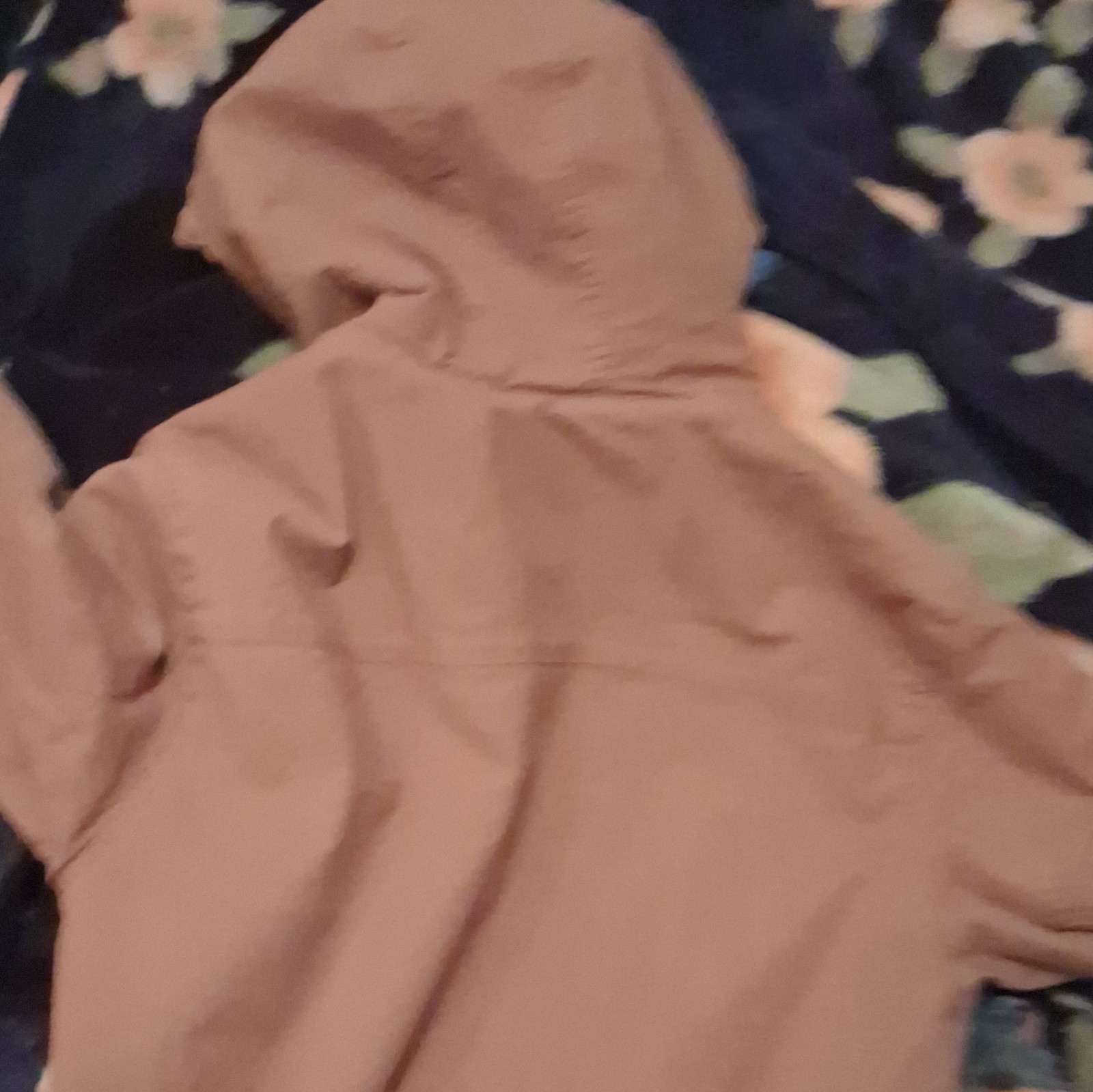 Lee Men’s Brown Hooded Full-Zip Jacket w/ Pockets, Size L Regular Fit