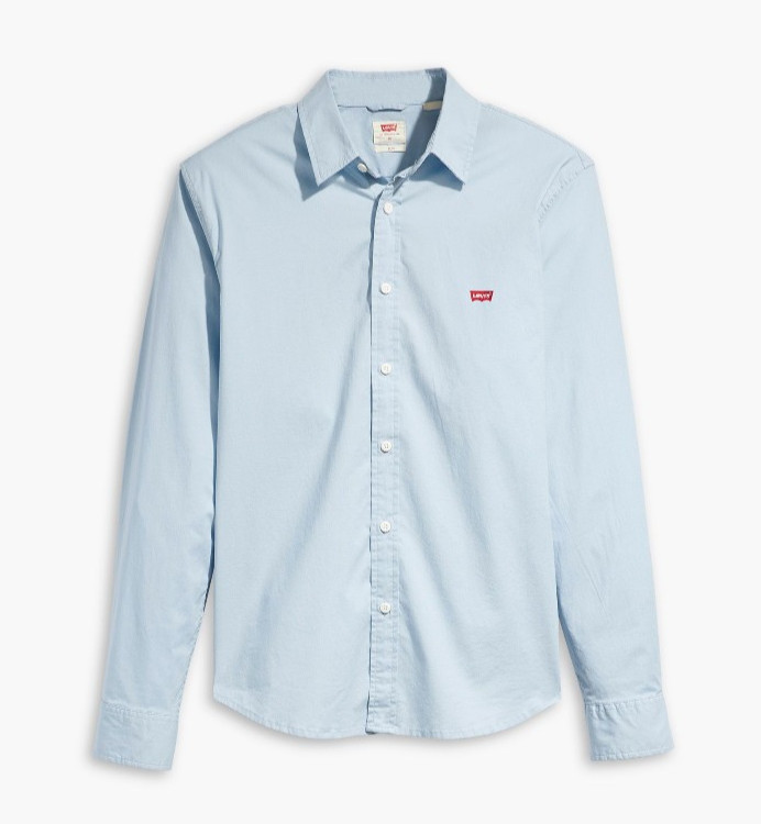 Levi’s Battery Housemark Logo Red Tab Men’s Slim Fit Long Sleeve Shirt NEW L