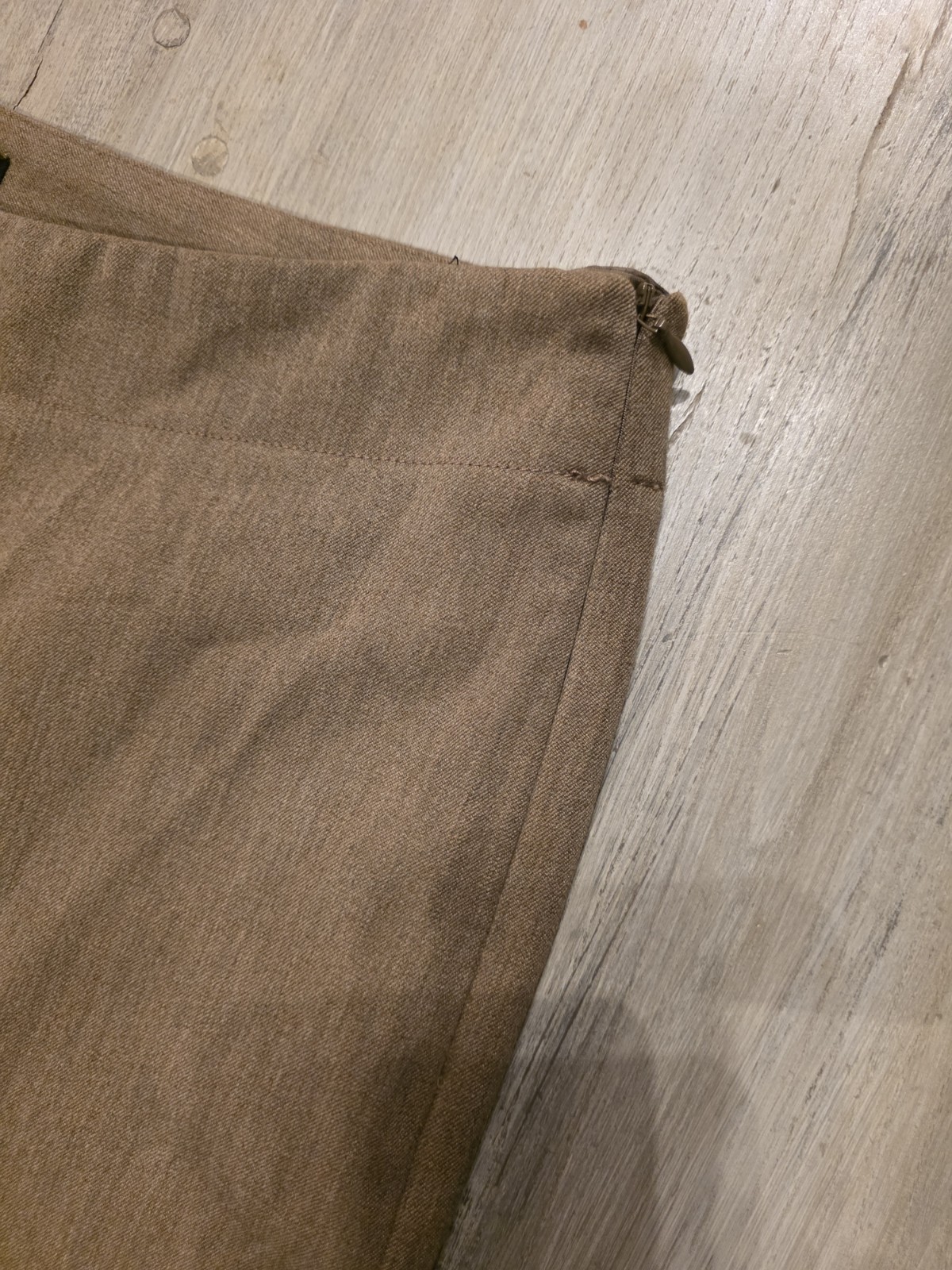 Refined Bi Stretch Tailored Slim-Leg Pant Heritage Size 16 Brown