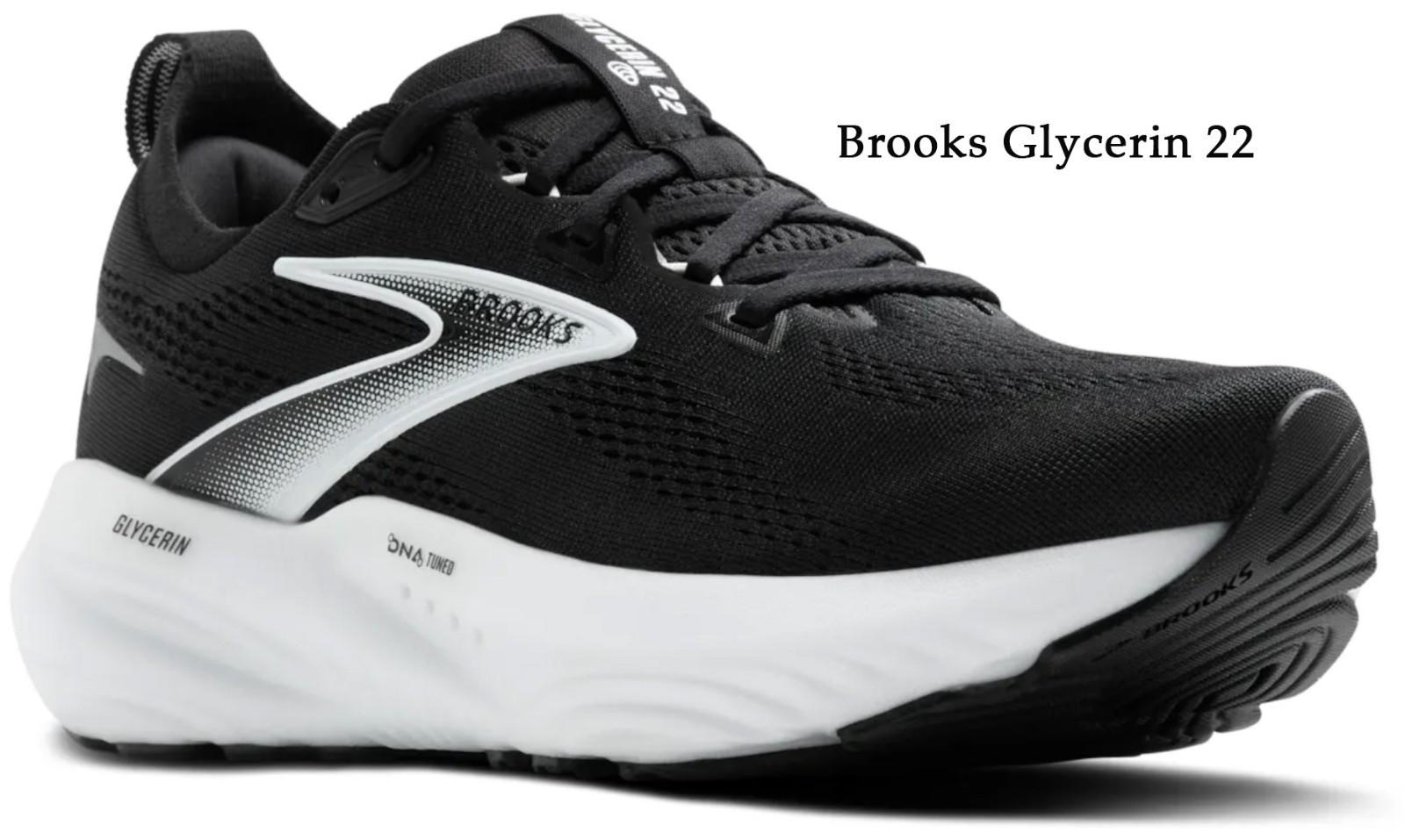 Brooks Glycerin 22 Mens Black/Grey/White, Multiple sizes and widths, New In Box