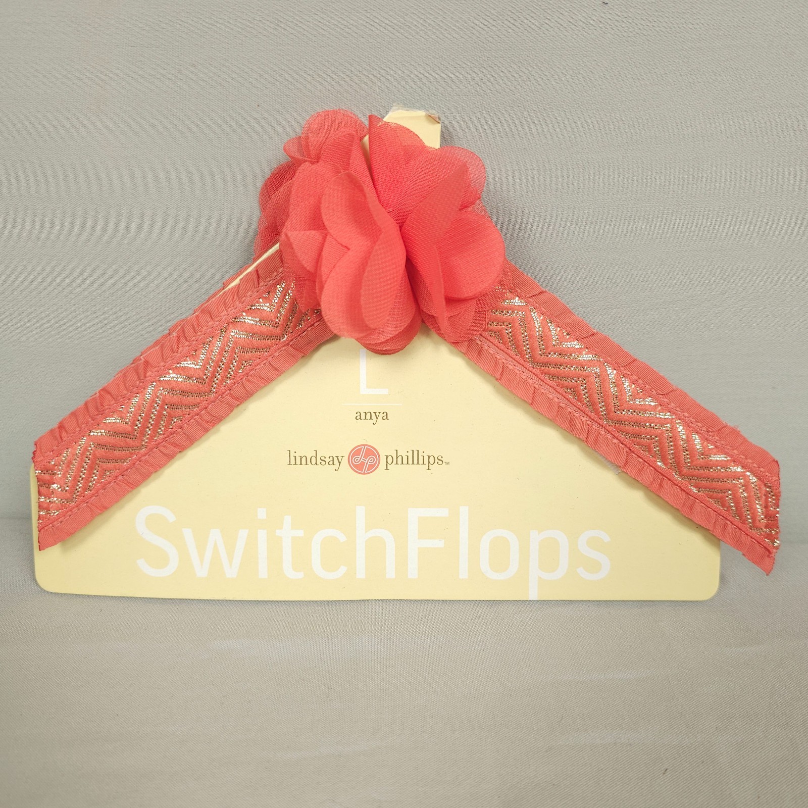 Lindsay Williams Switch Flops Interchangeable Straps Size Large 9 10 11