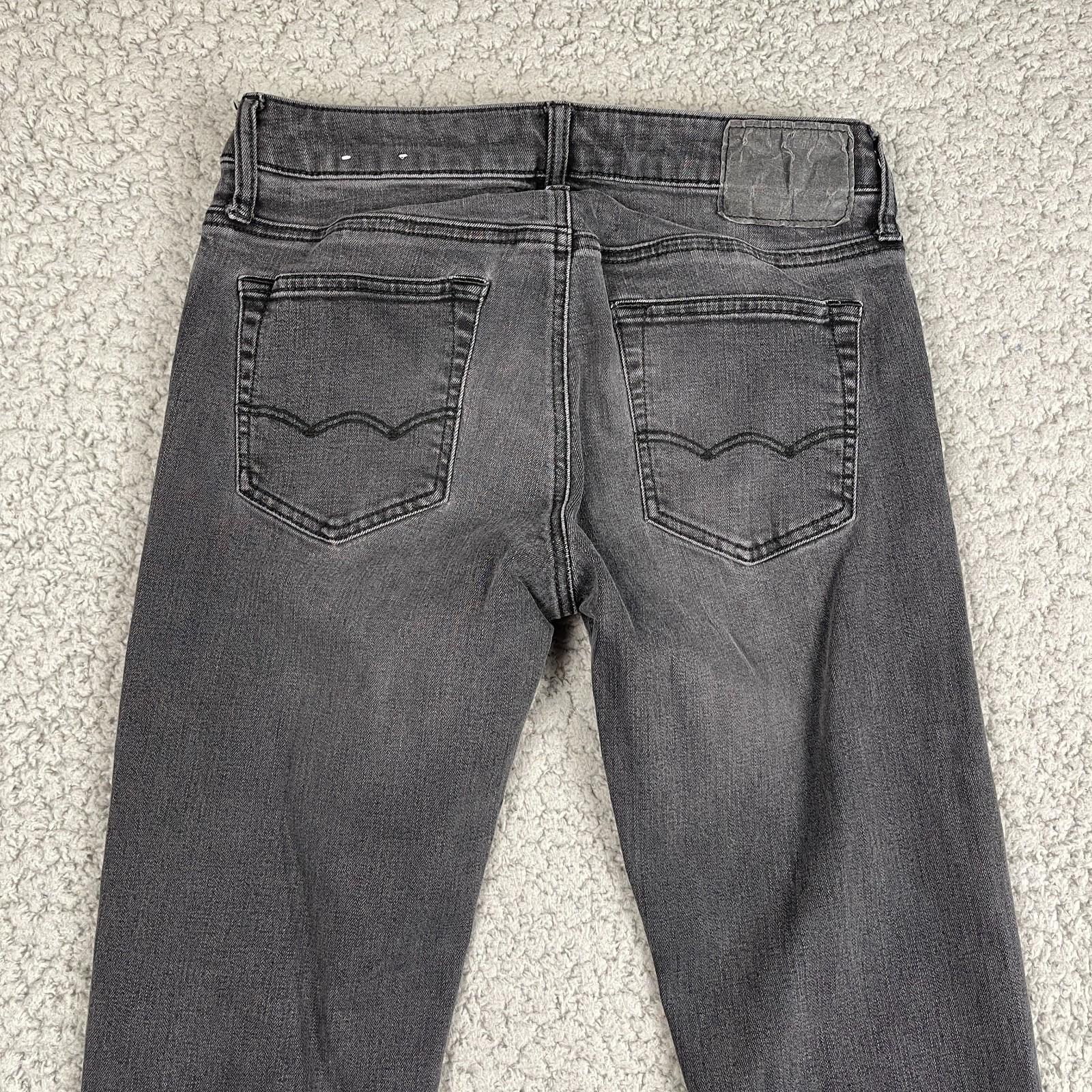 American Eagle Outfitters Extreme Flex Skinny Jeans Mens 30×32 Black Denim