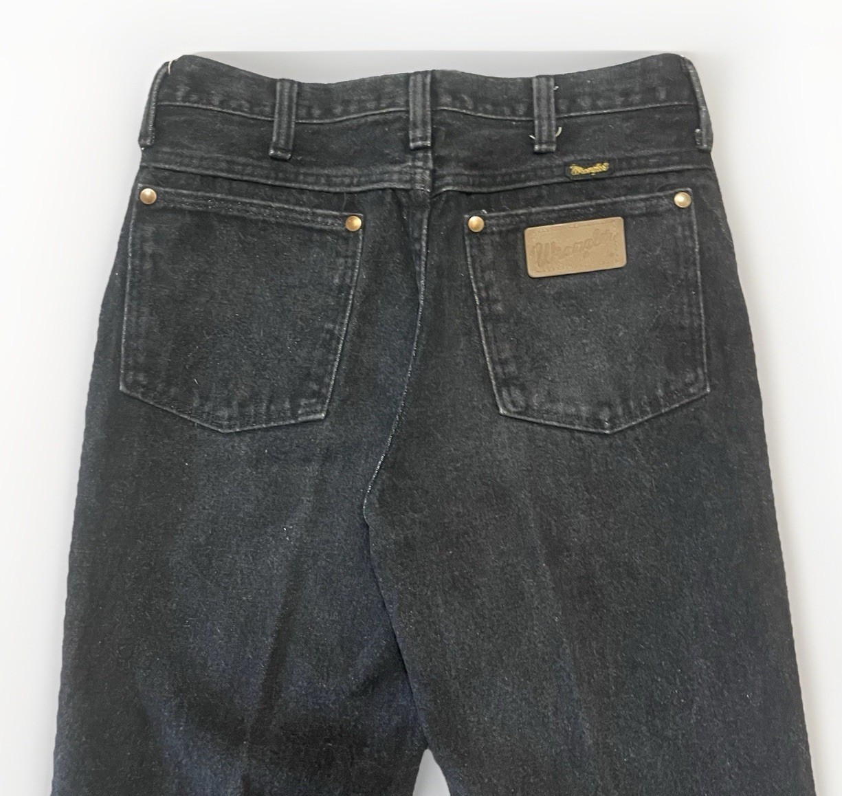 Vintage 90s USA Wrangler 936BLK Cowboy Cut Black Jeans Men ACTUAL 30×32 Slim Fit