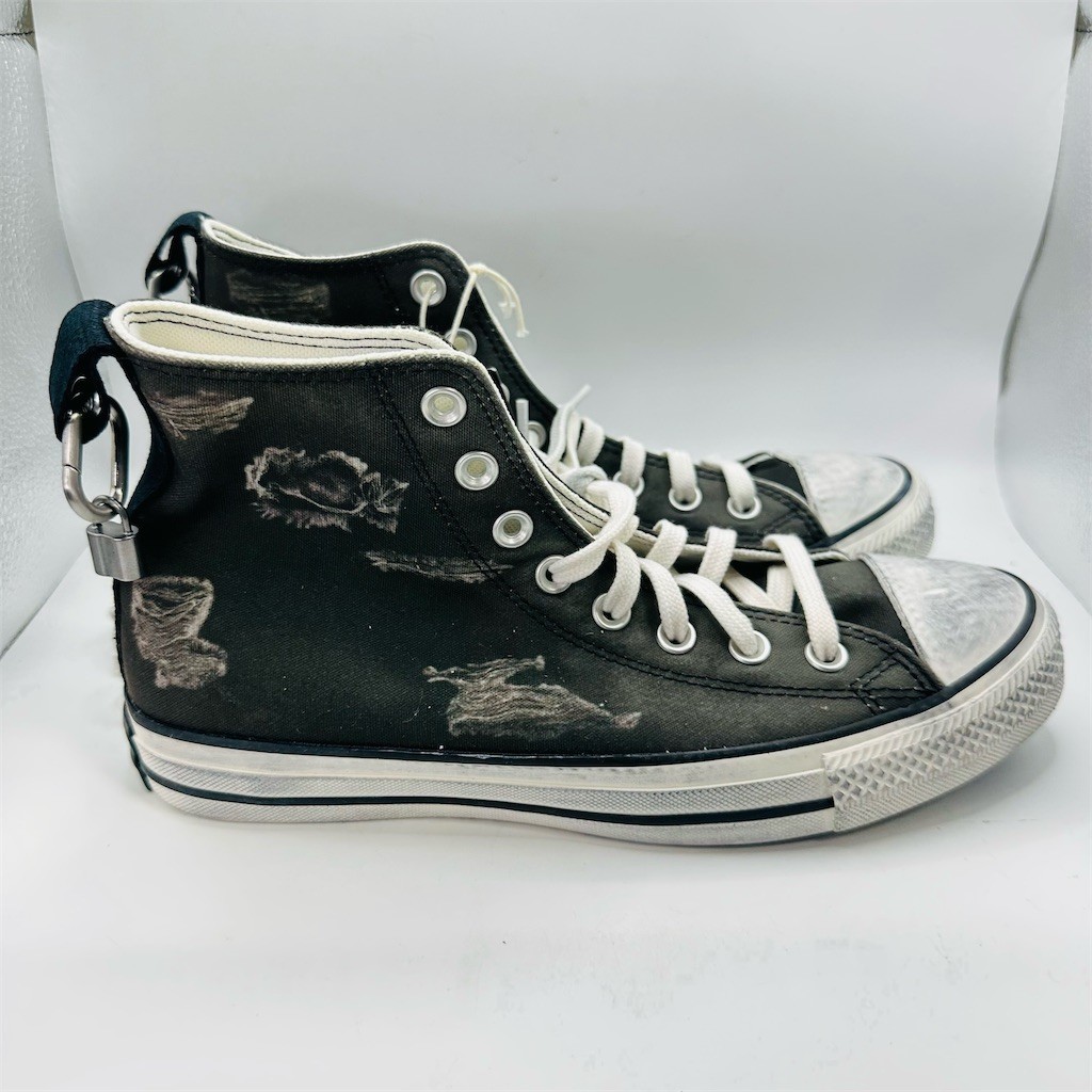 Converse x Charli XCX Chuck Taylor All Star High Top Sneakers Black W9/M7