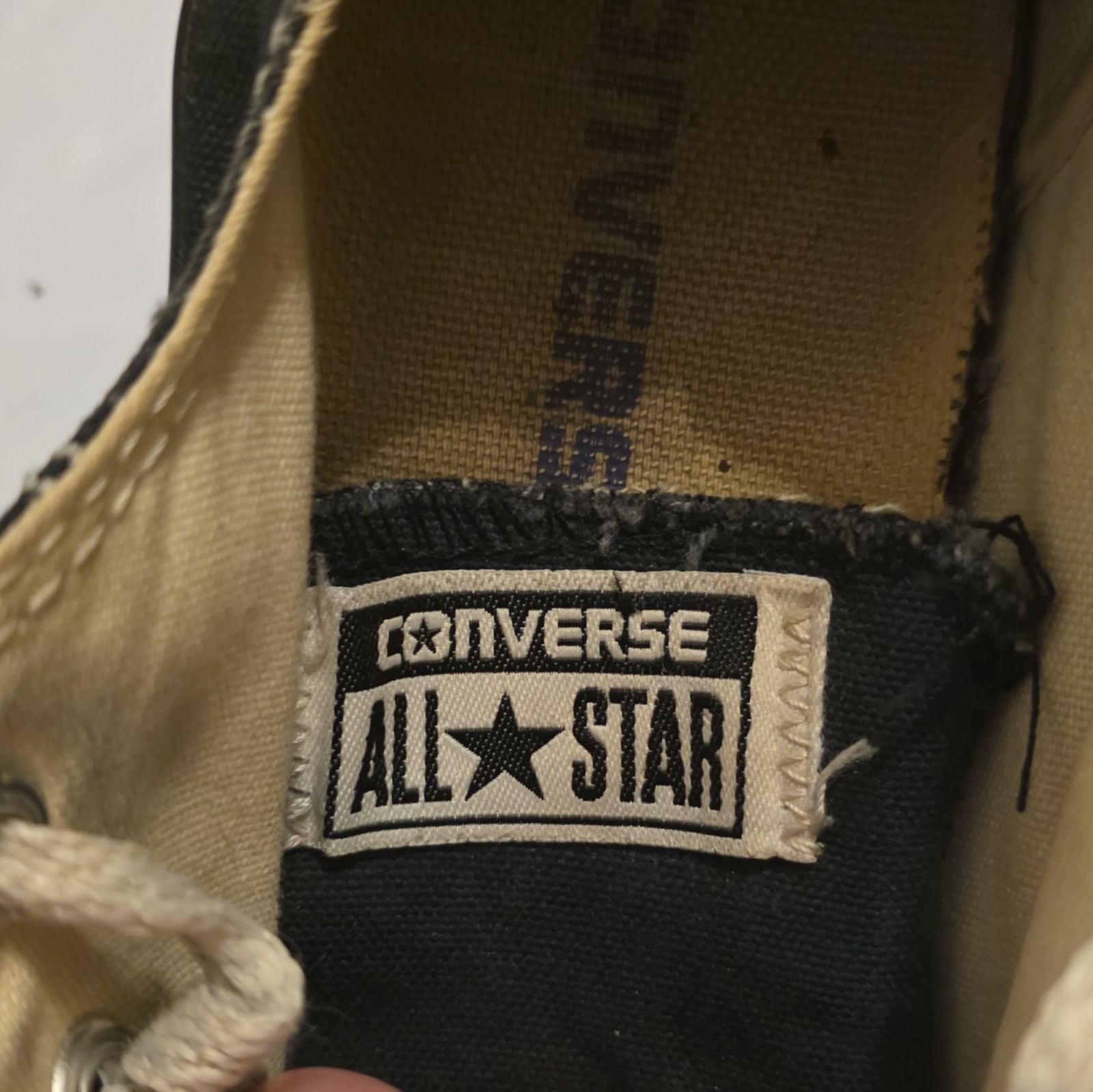 Converse Chuck Taylor All Star Low Top Lace Up Sneakers Black/White M9166