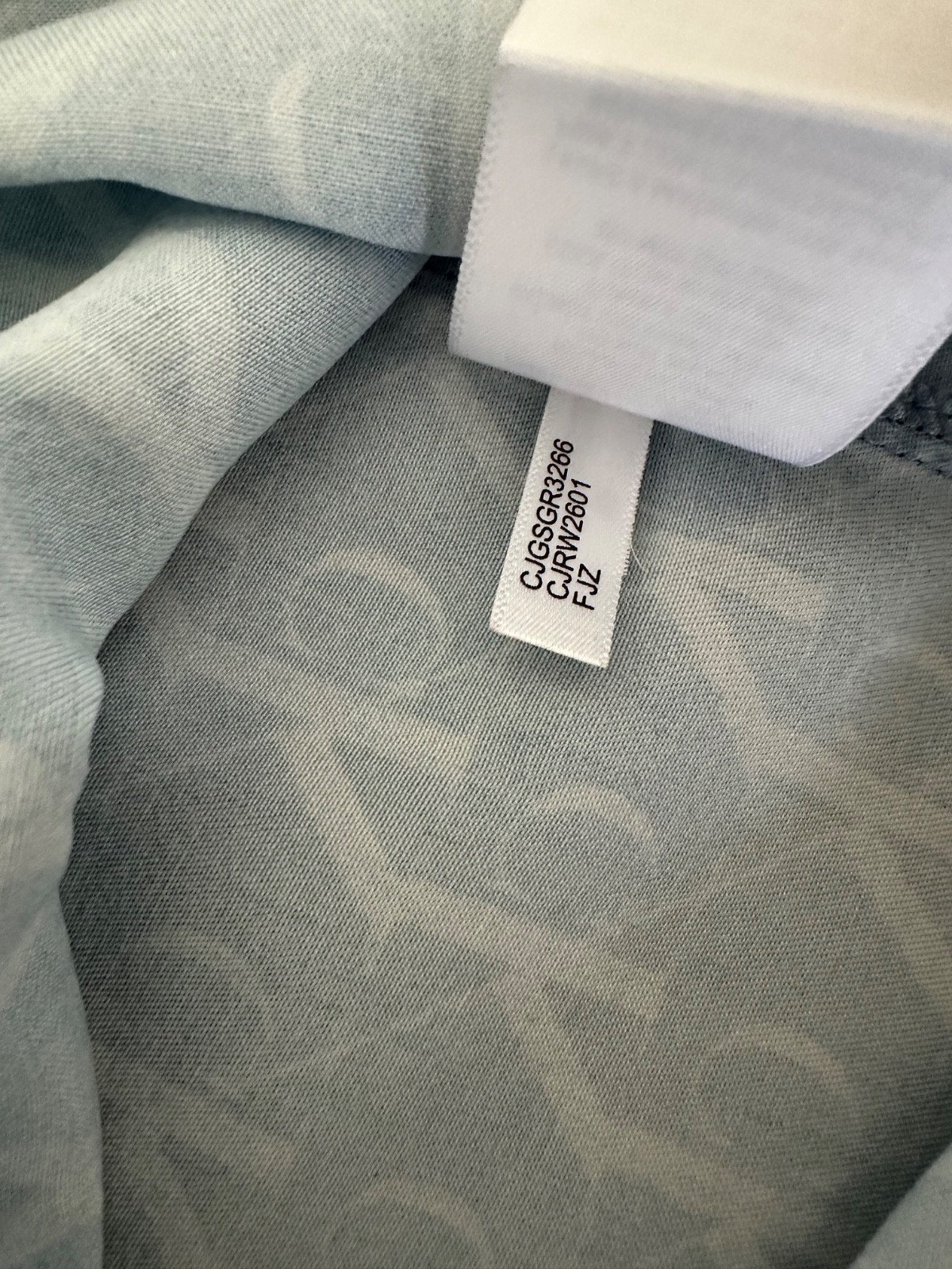 Calvin Klein Jeans cK Monogram Logo All Over Print Blue Lyocell Shirt Size M
