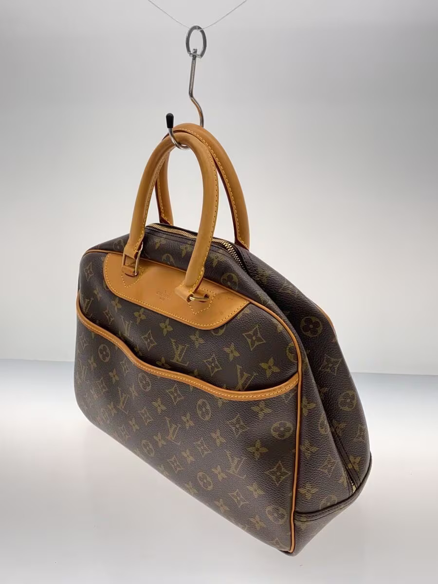 LOUIS VUITTON Bowling Vanity (Deauville) Handbag M4727 Monogram PVC BRW LV