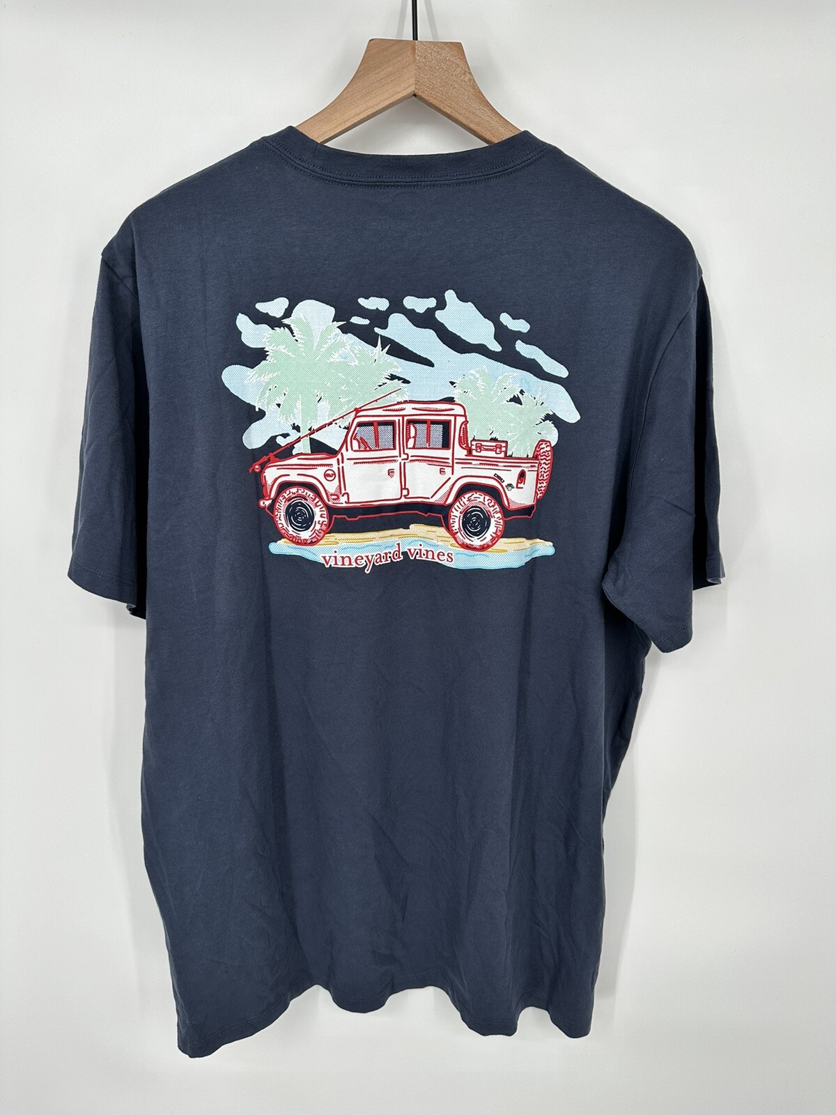 NEW Vineyard Vines Men’s Pocket T-Shirt Short Sleeve Blue Size Large (12/17)