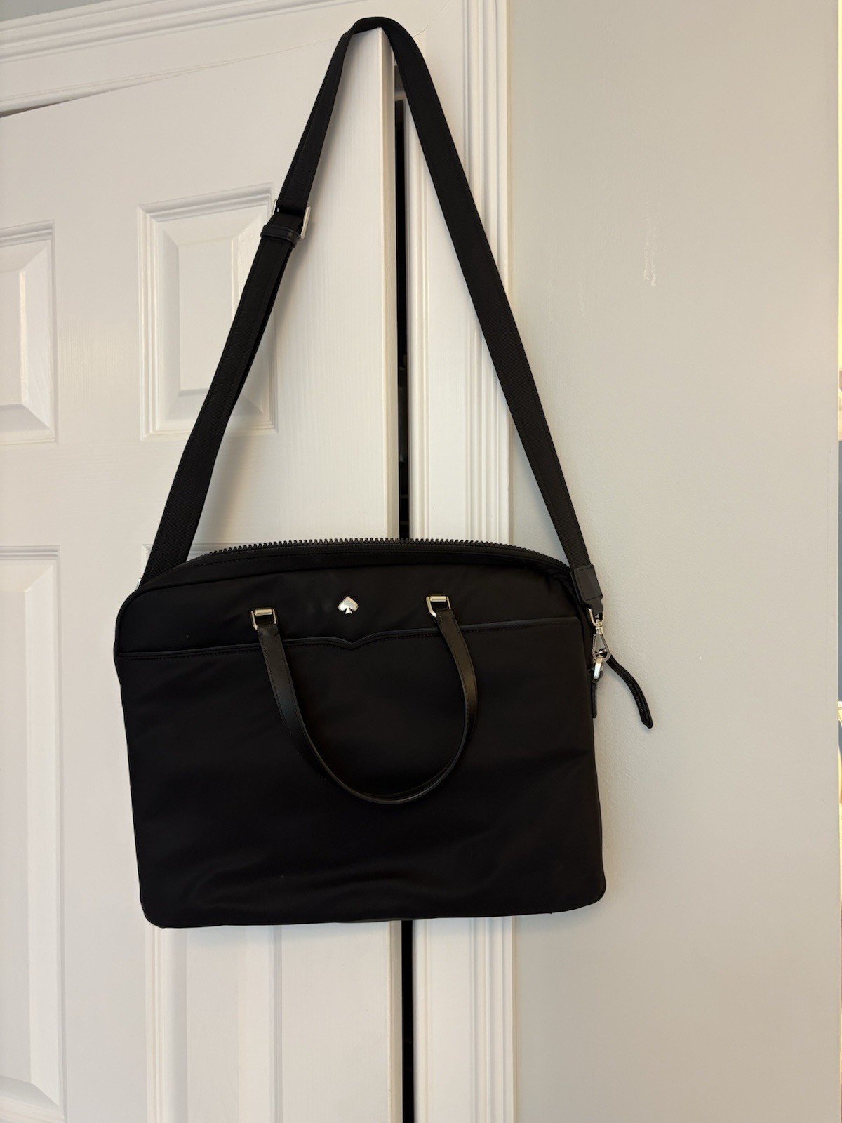 Kate Spade New York Black Nylon Laptop Bag 15″ x 11″ x 2.25″