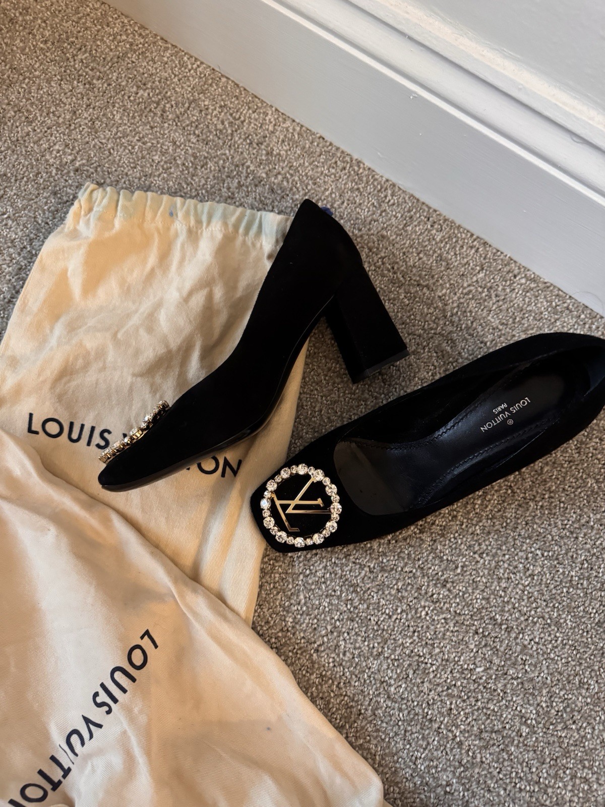 Louis Vuitton LV Logo Madeleine Pumps