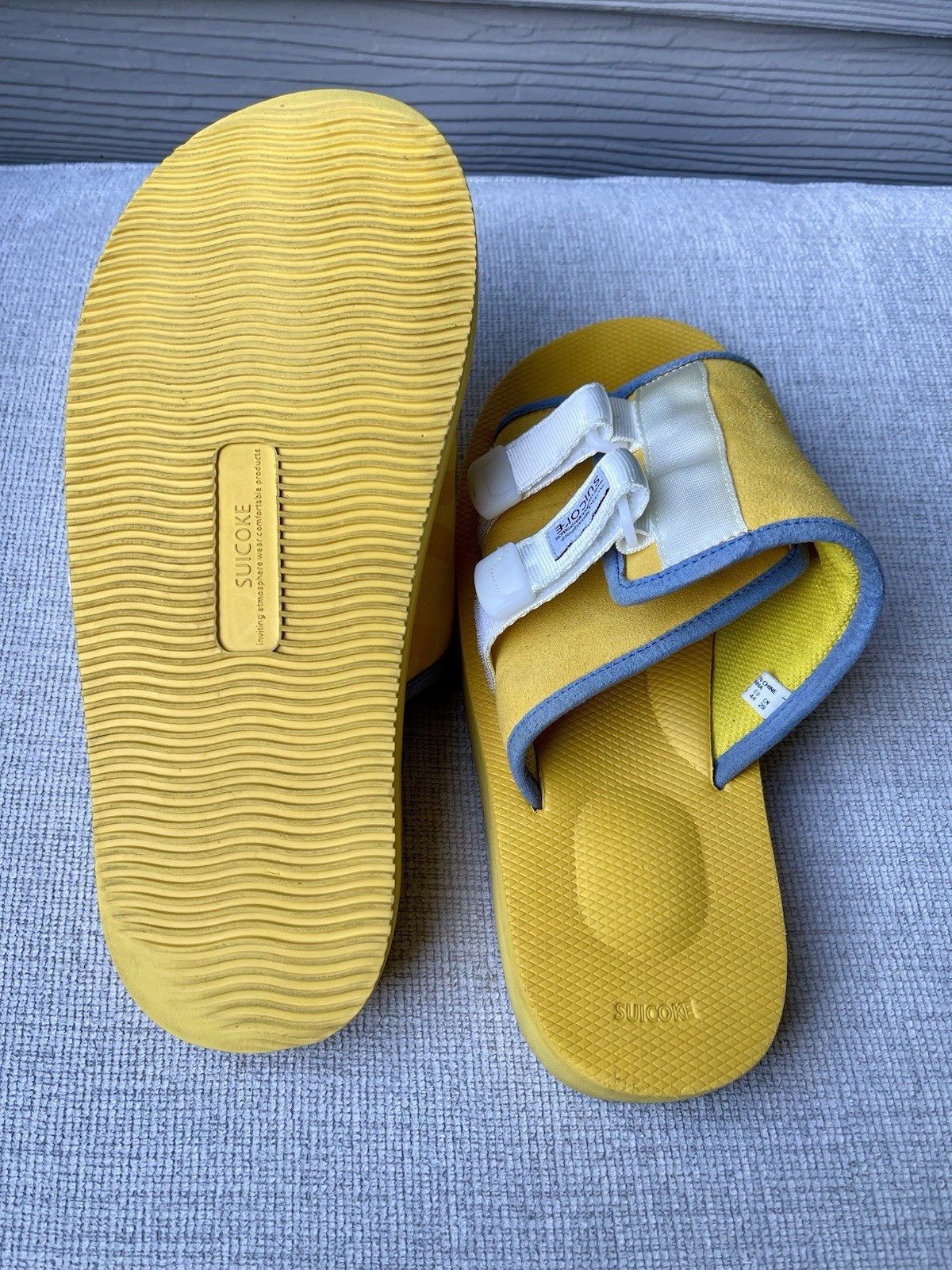 GOLF WANG x Suicoke KAW-CAB Lemon Yellow Sandals – Size US 11 (EU 44)