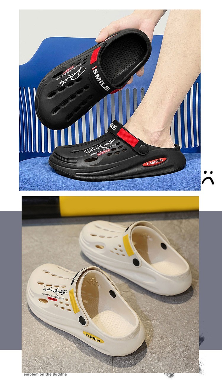 Men’s EVA Clogs Slip-On Sandals Non-Slip Lightweight Garden Shoes