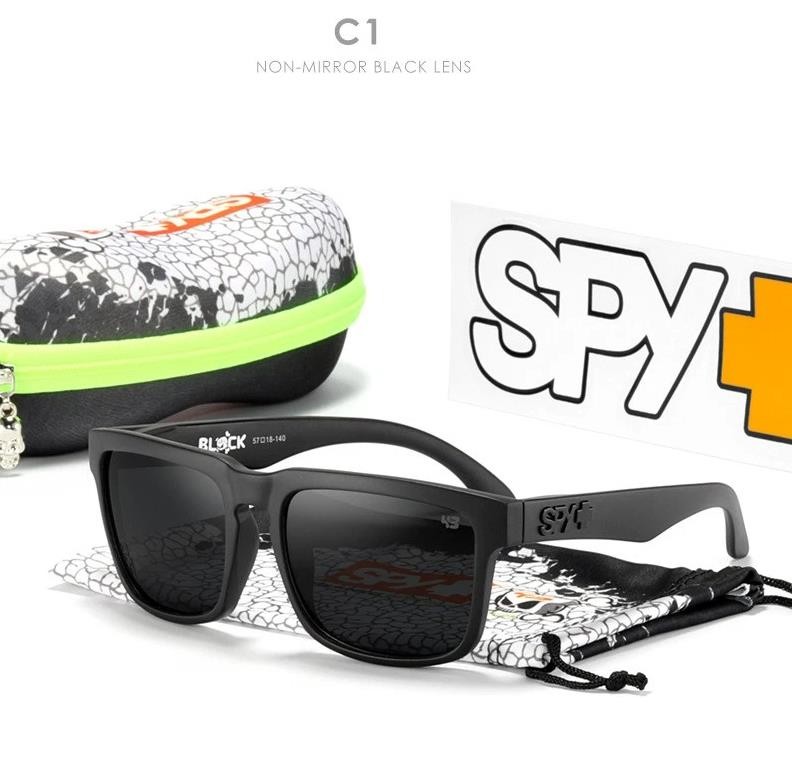 Spy Polarized Sunglasses Men Classic Ken Block Unisex Square — Original Box