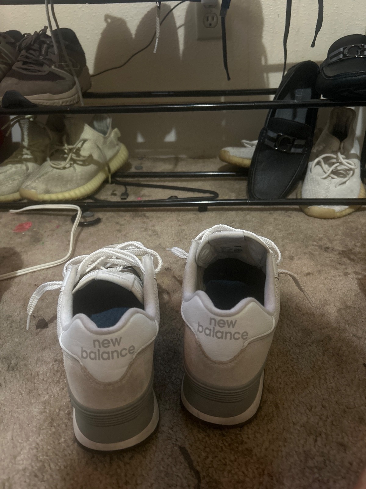 Size 9 – New Balance 574 White