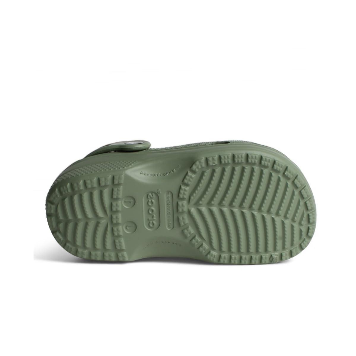 Crocs Kids’ Classic Clogs – Moss