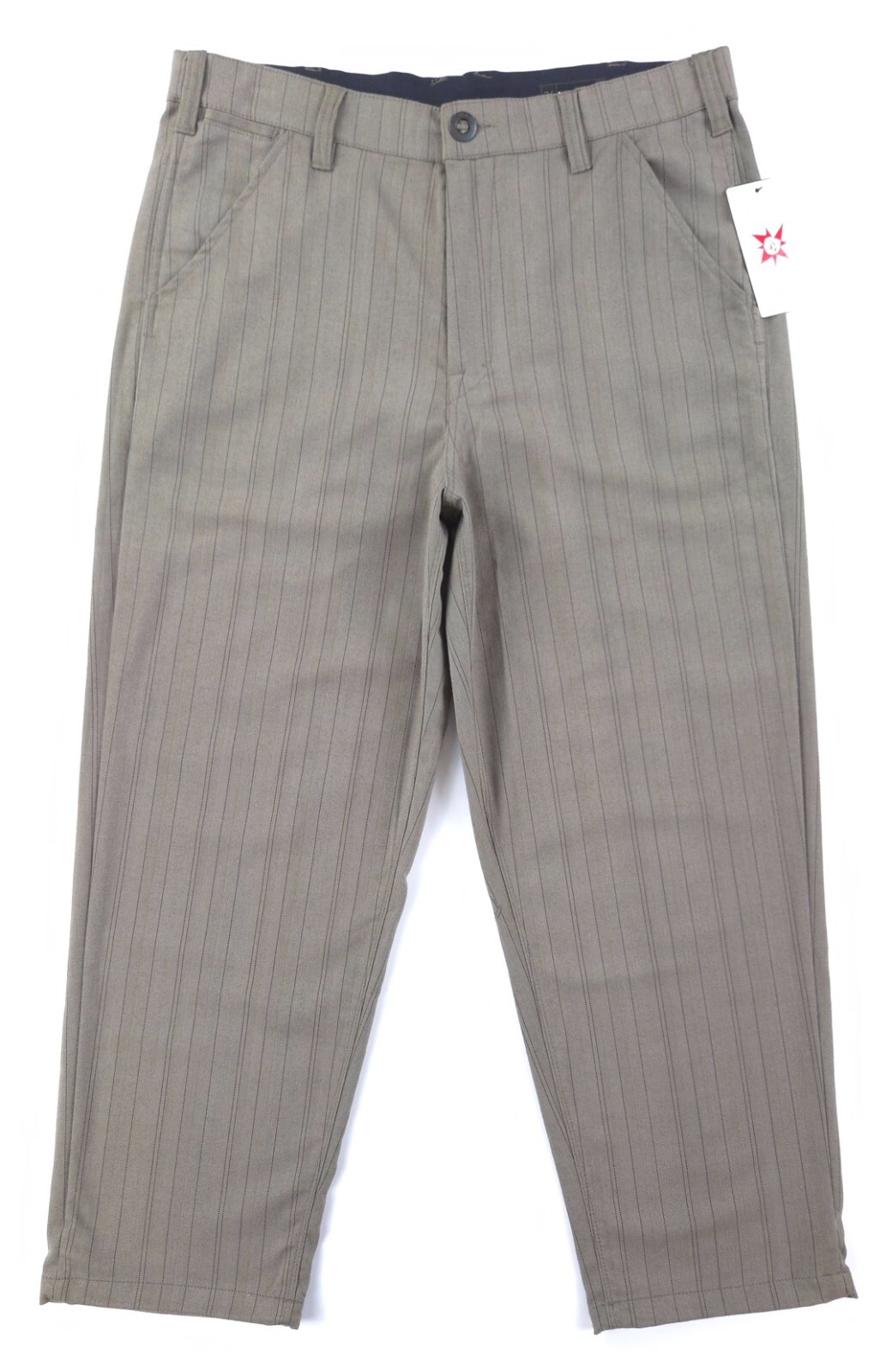 Volcom Men’s 36 Tokyo True Pant Loose Tapered Dark Khaki NWT