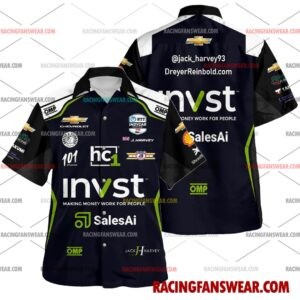 Jack Harvey Racing 2026 Uniform Apparel Clothes Hawaiian Polo Shirts