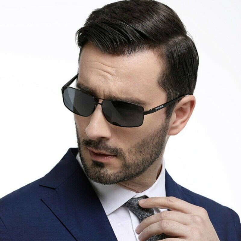 VEITHDIA Polarized Photochromic Pilot Sunglasses Men Aluminium Driving Eyewear