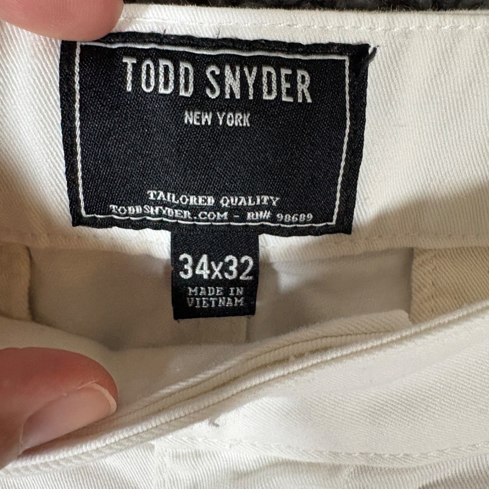 Todd Snyder Relaxed Tapered Chino Pleated Pants – Men’s Size 34*32(Fit 34*31