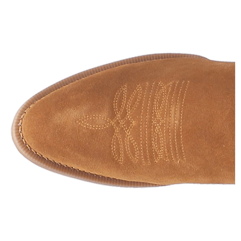 Laredo Larkin Round Toe Pull On Cowboy Mens Brown Casual Boots 62121