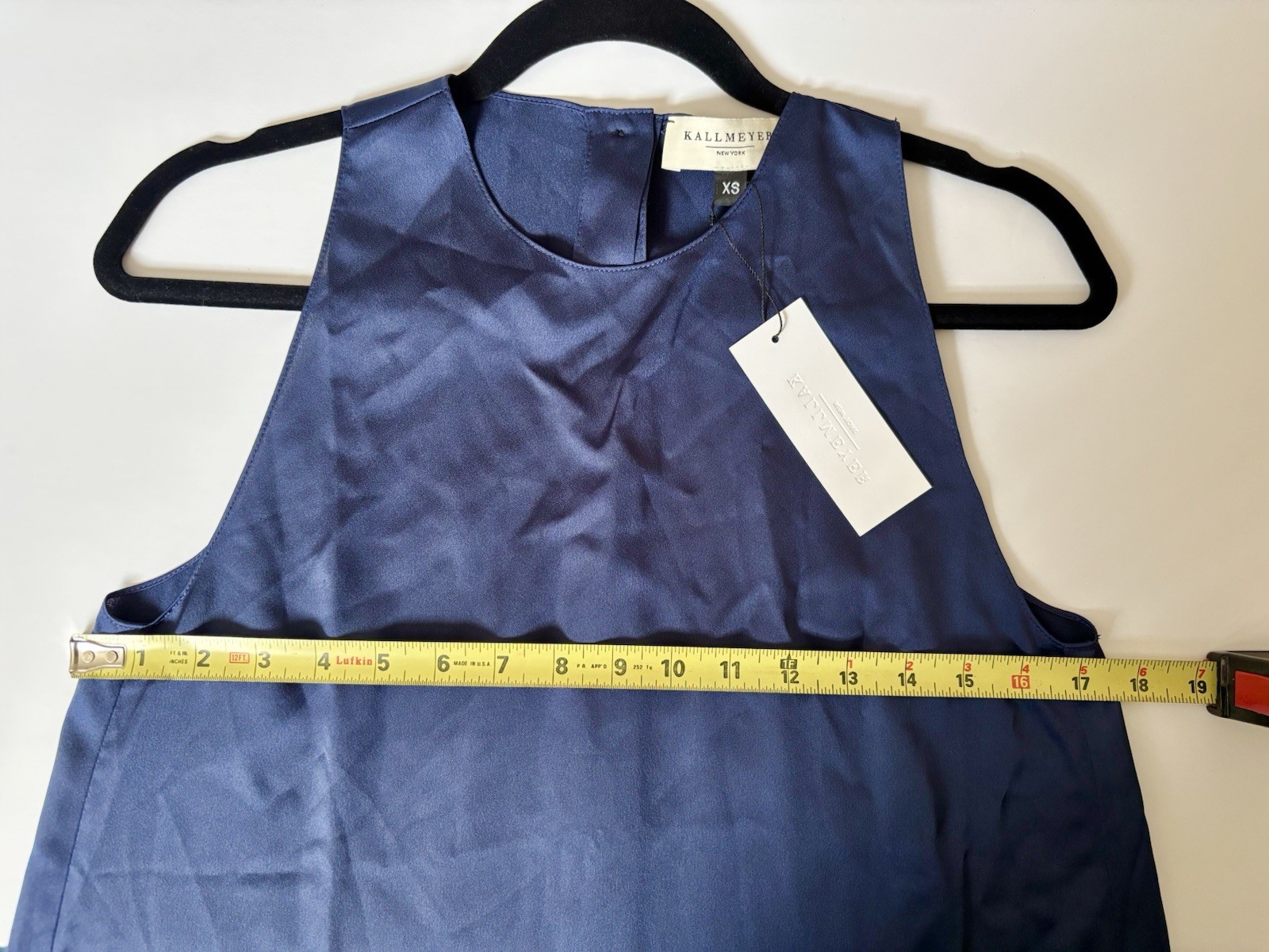 Kallmeyer NY Navy Blue Sleeveless Maxi Dress XS New With Tags. Offers Welcome