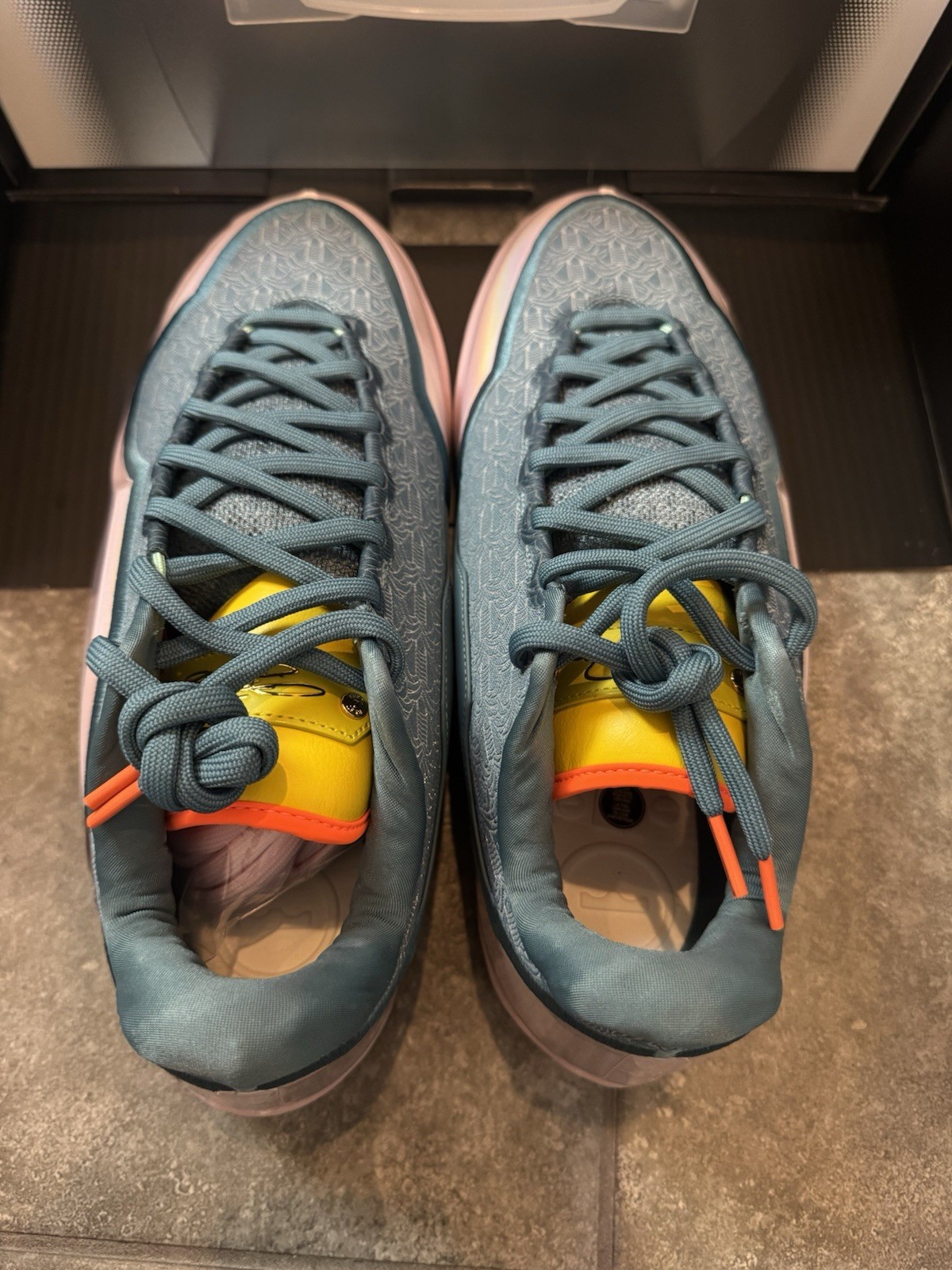 LEBRON XXIII SMOKEY BLUE/MULTI-COLOR BLEU FUMEE Size 14 NEW In Box IH1513 001