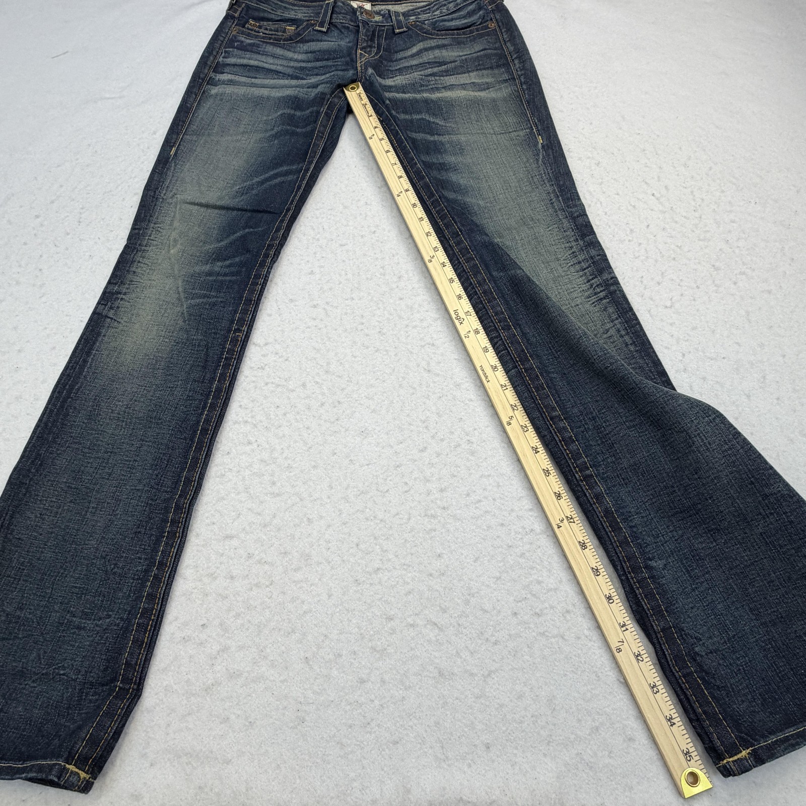 True Religion First Edition Johnny Dark Star Jeans 30×34 Straight Made USA