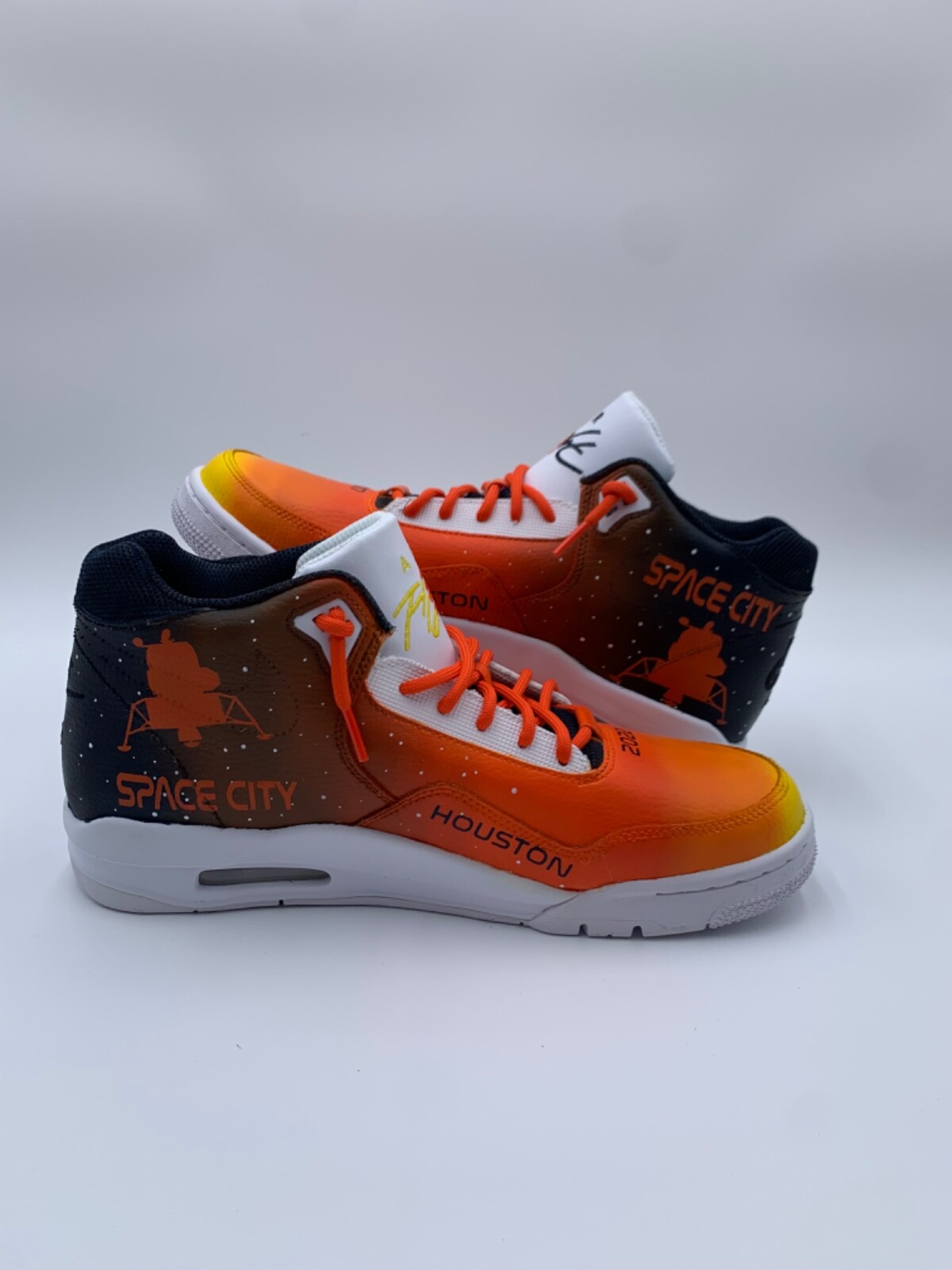 Custom Houston Astros Nike Flight Legacy Shoes sz 10