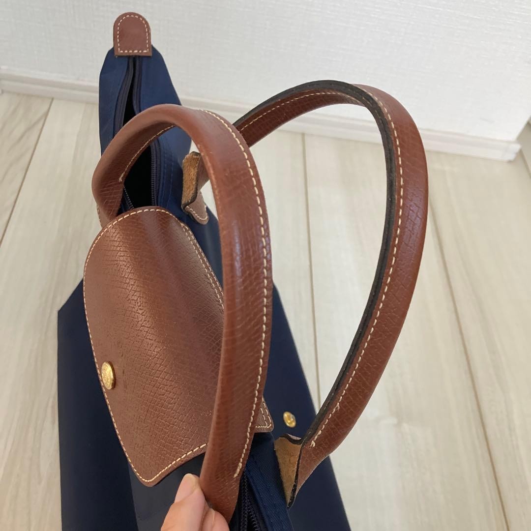 LONGCHAMP Le Pliage Tote Bag, Navy, Medium