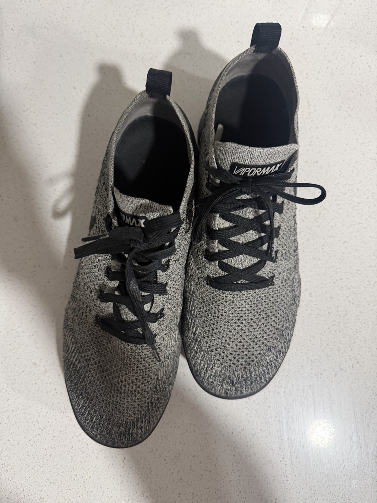 Nike Vapormax Flyknit Mens 11 Black Gray *Free Shipping*