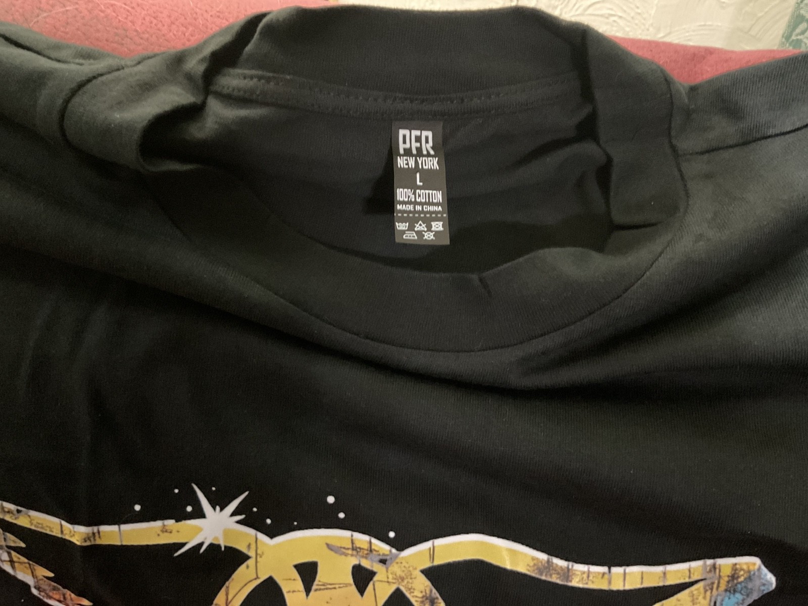 Aerosmith “Dream On” Band Graphics Black Tee Shirt Size Large
