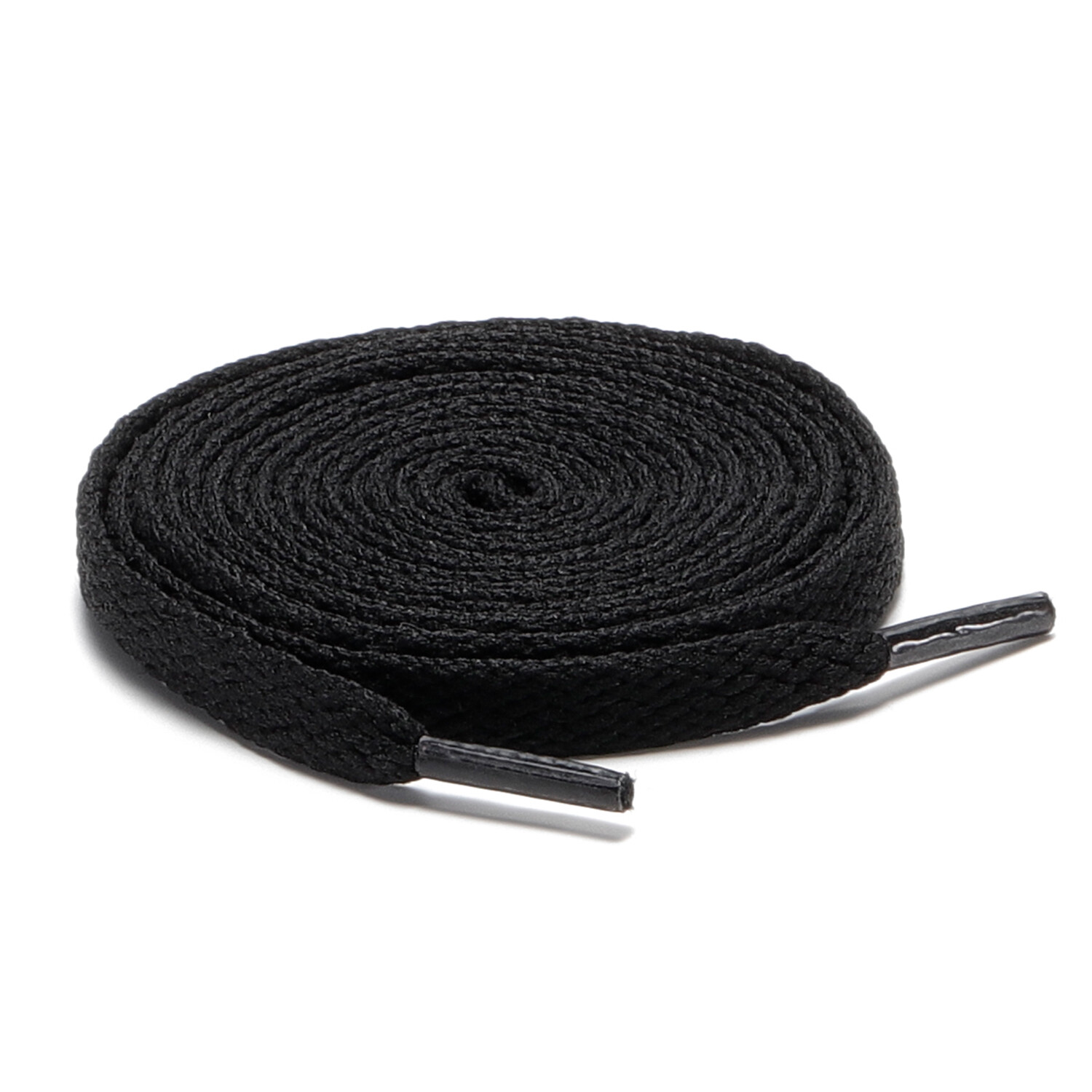 2Pair 24 27 36 45 63 72 Inch Flat Shoelaces Replacement for Sneakers Boots Black
