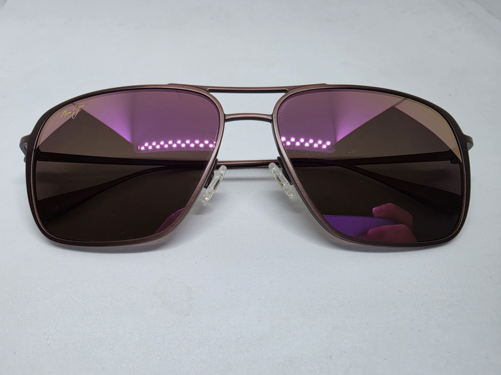 Maui Jim Beaches MJ 541 07 Titanium Matt Burgundy Frame, Maui Sunrise Polarized