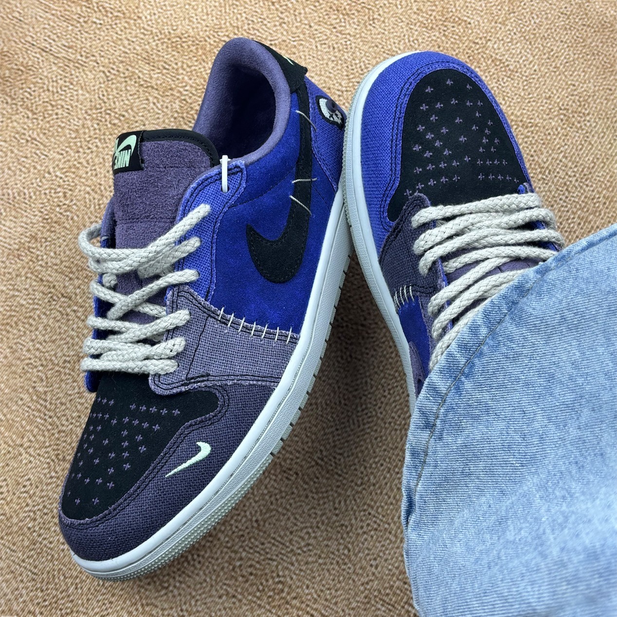Zion Williamson Air Jordan 1 Voodoo Alternate IH2309-500 Retro Design Sneakers❤