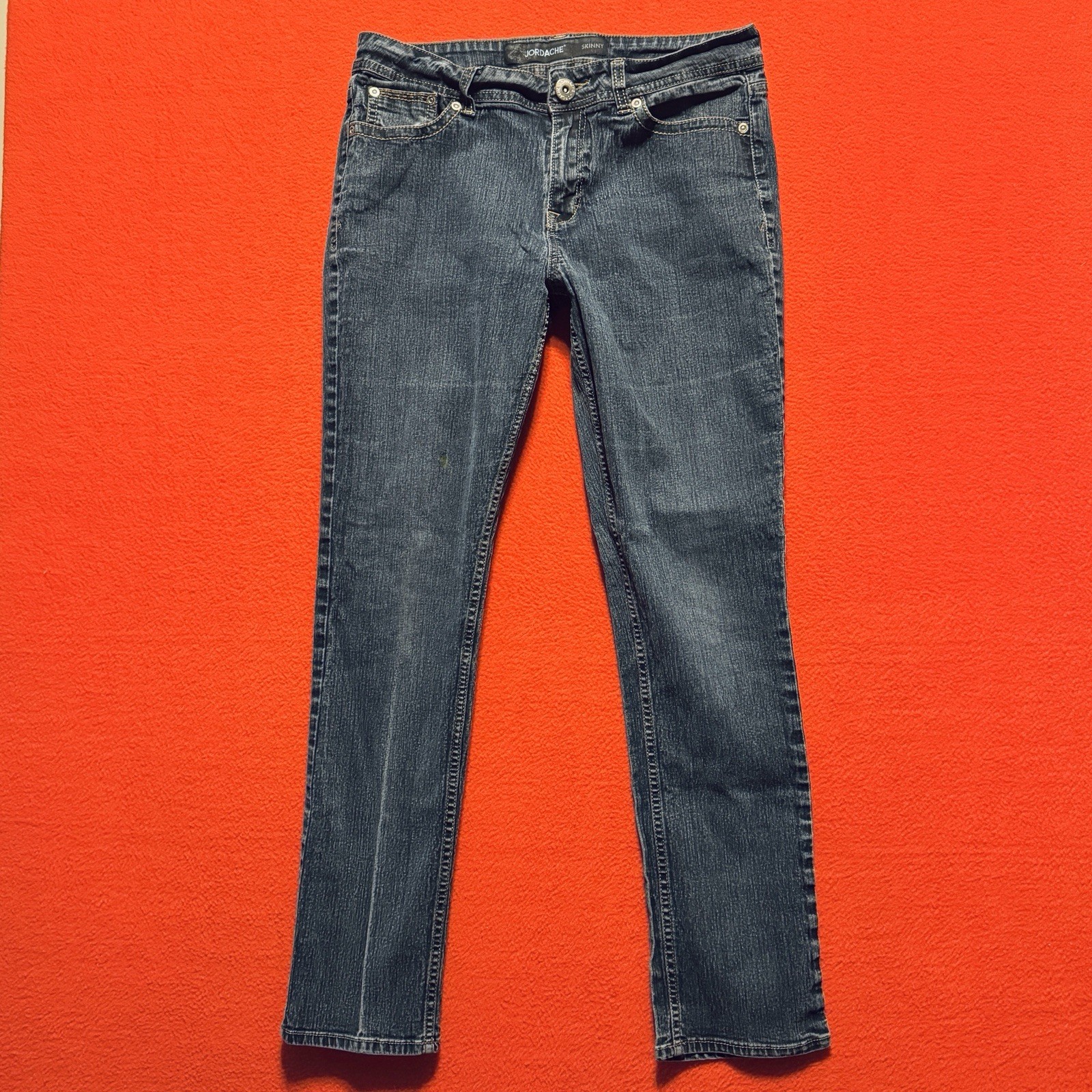 JORDACHE … Skinny … Denim Blue Jeans … Size 10