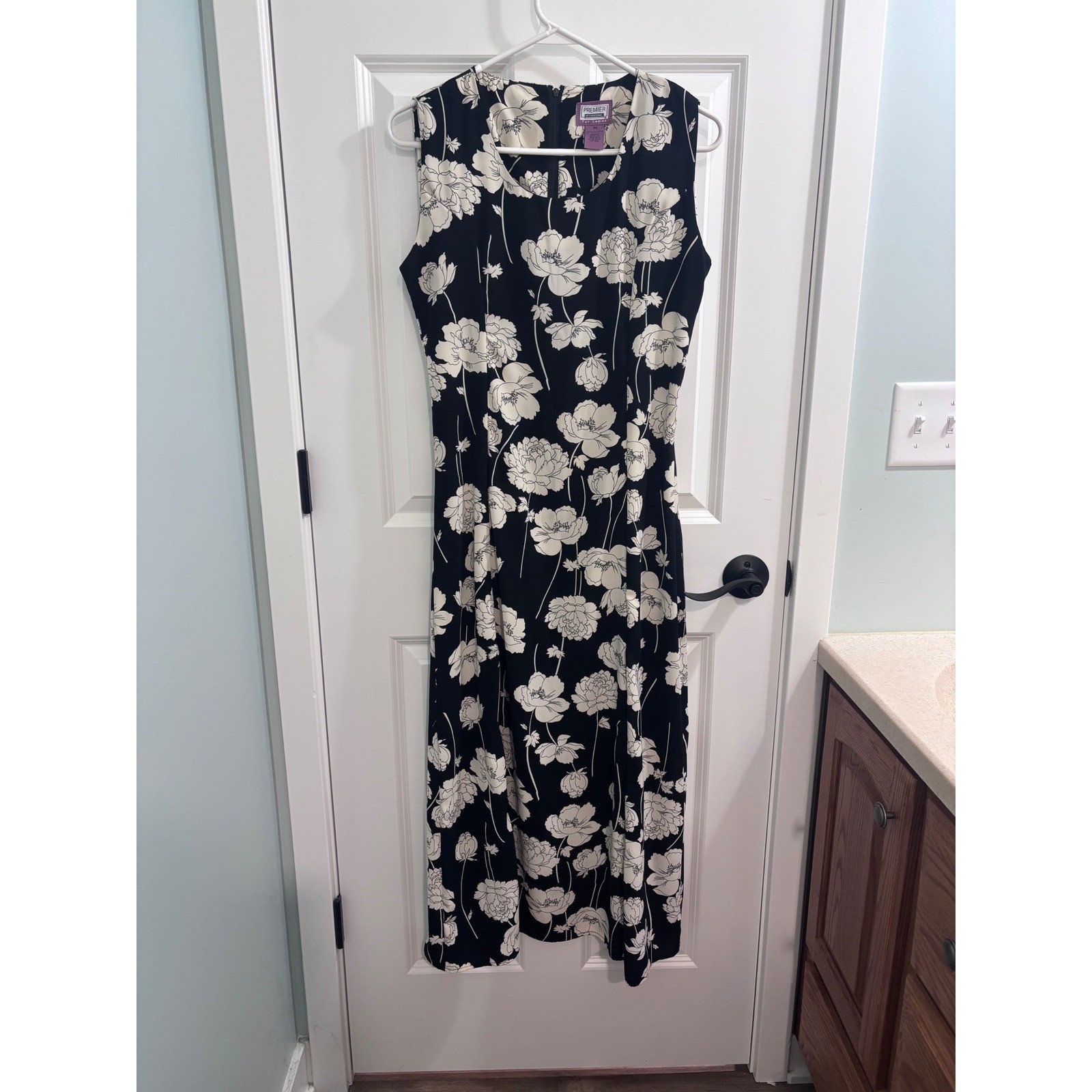 Vintage Premier International Womens 2 Pc Dress Set Jacket Size M