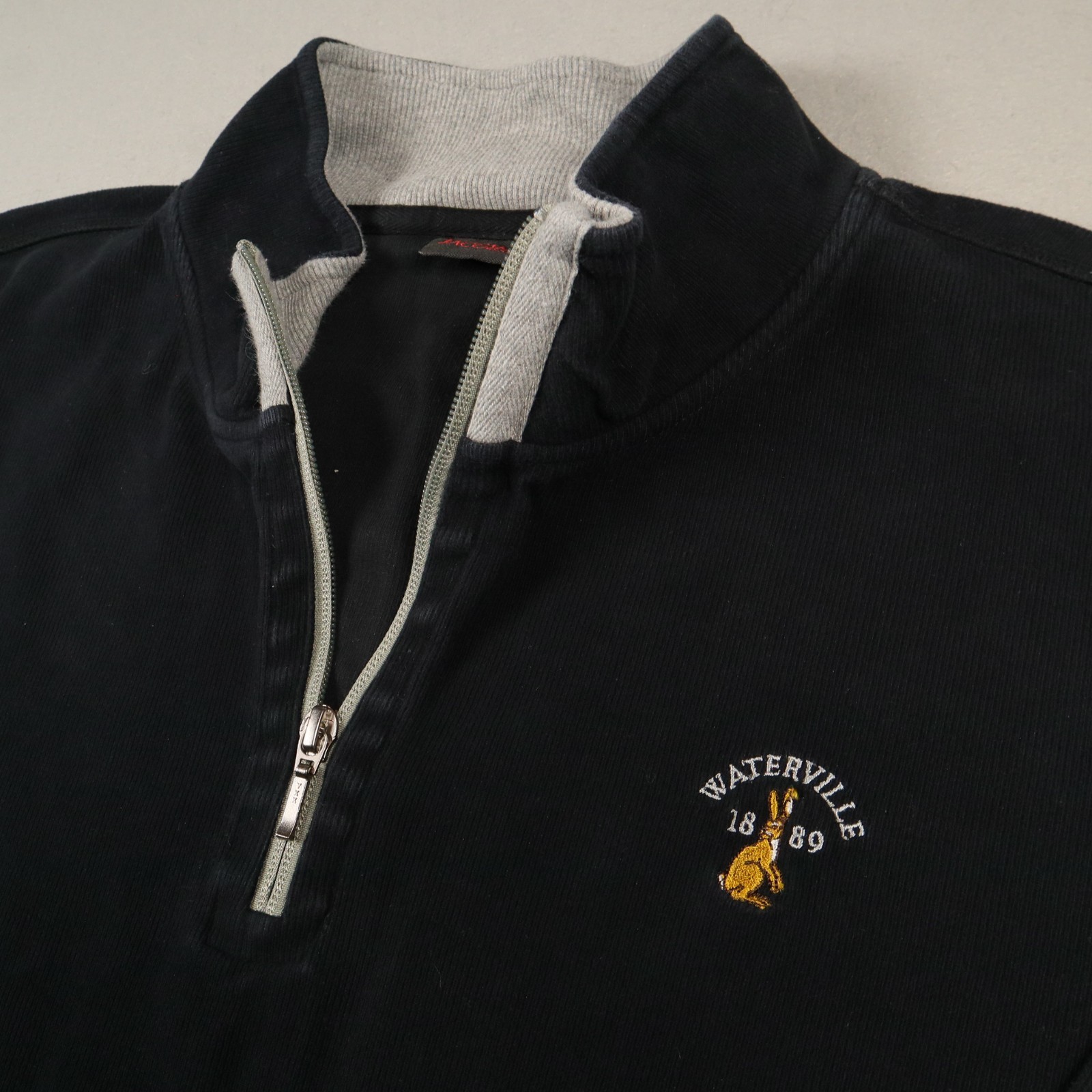 Oscar Jacobson Budd Half Zip Pullover Men’s 2XL Waterville Golf 1/4 Black