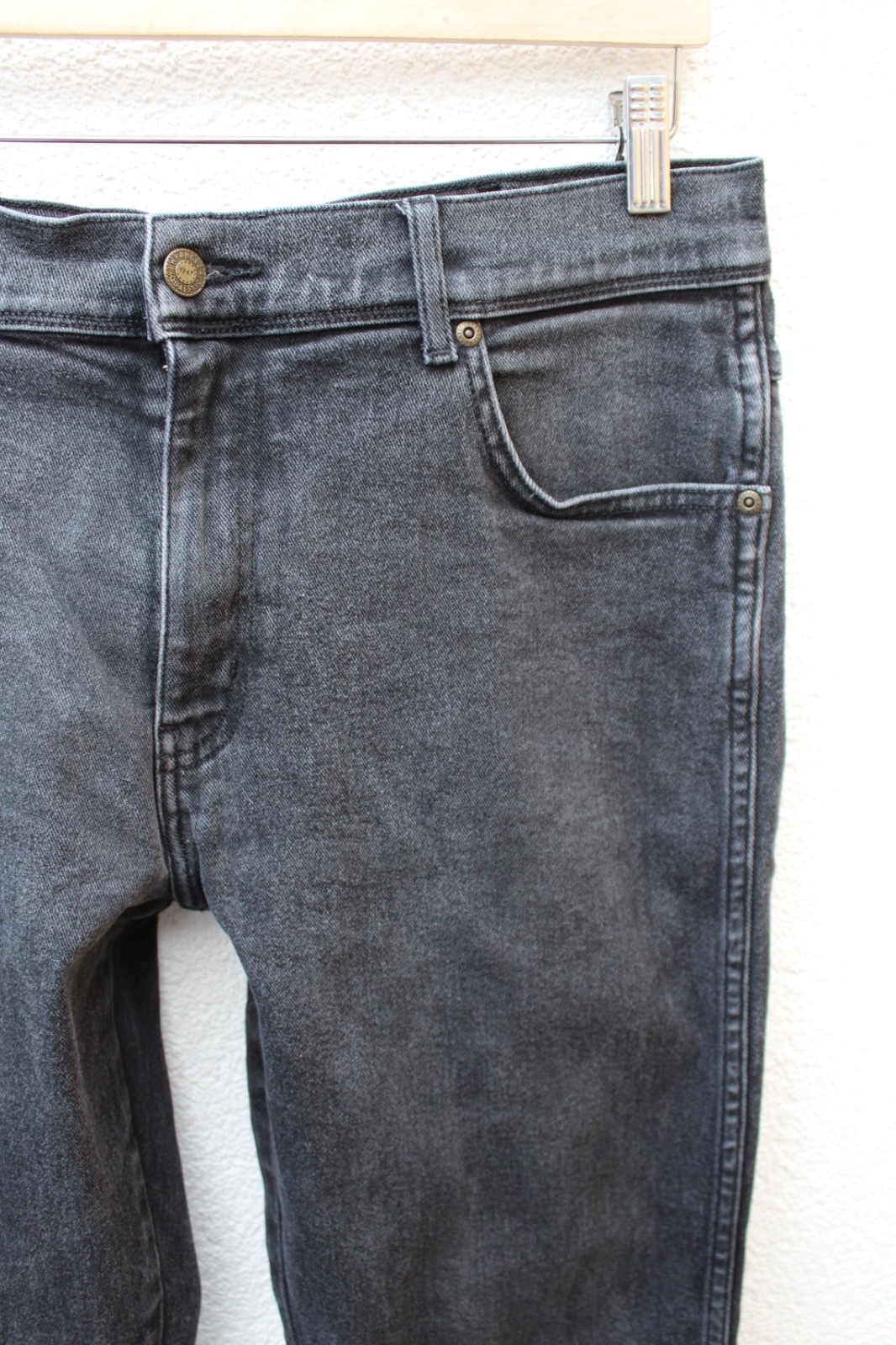 Wrangler jeans trousers blue regular fit grey size 34/32 W34 L32