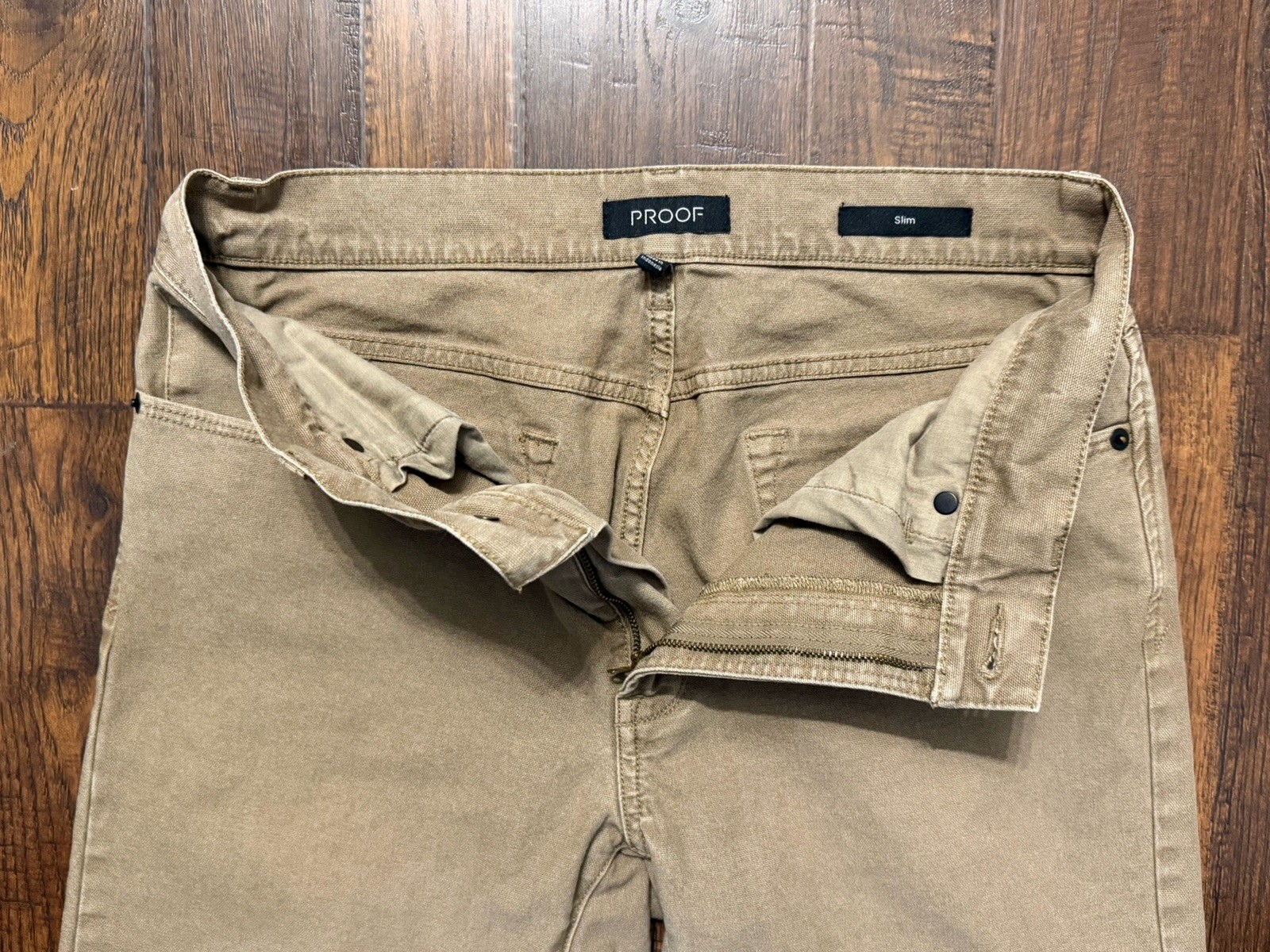 Proof Rover Pant HB Slim 5 Pocket Canvas Jeans Mens 30×30 Huckberry Stretch