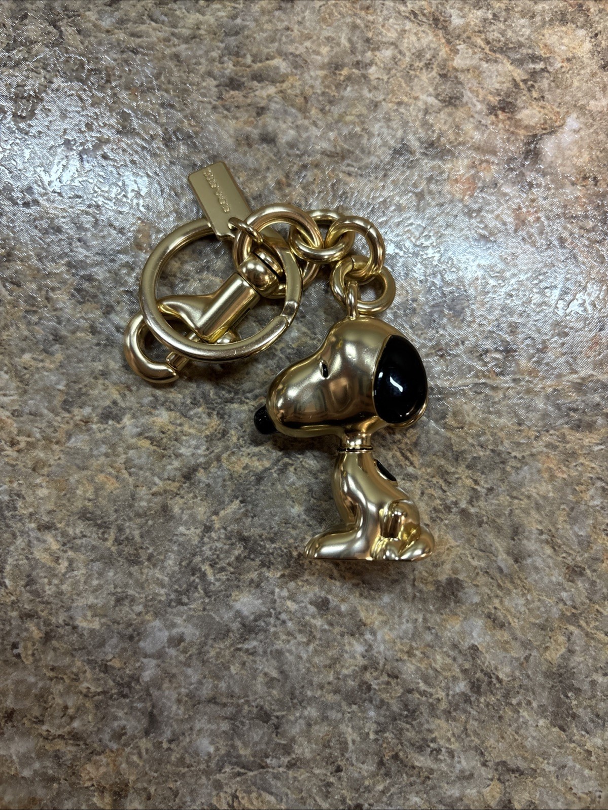 COACH X Peanuts Snoopy Bag Charm Keychain Limited Edition