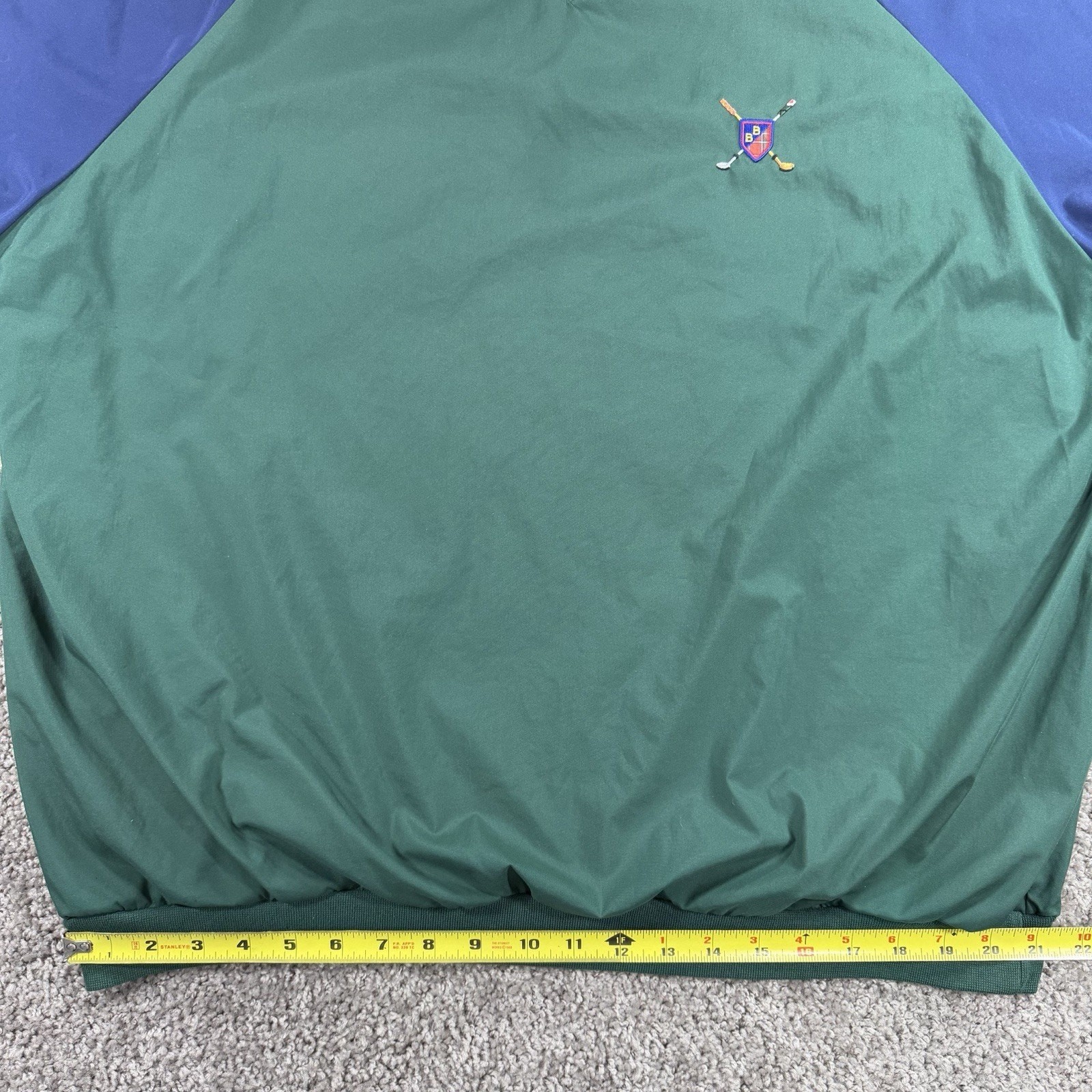 VINTAGE Bugle Boy Classics Colorblock Golf Pullover Windbreaker Men’s XL 90s Y2K
