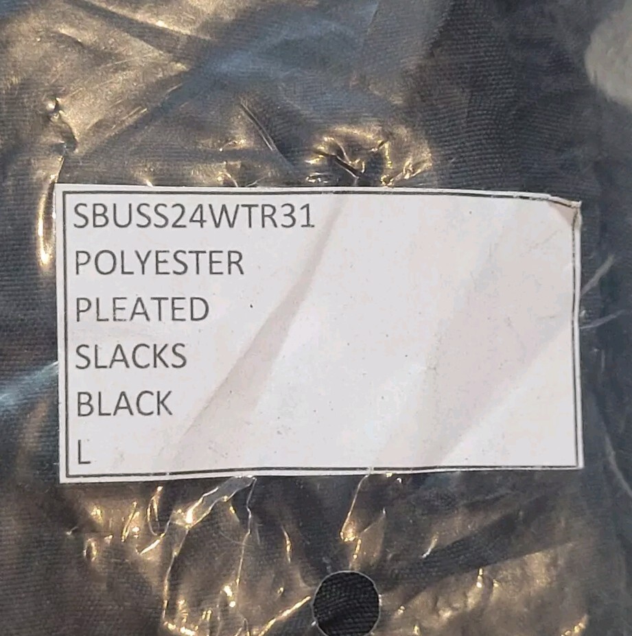 Spencer Badu Parachute Pants Black SBUSS24WTR31 Large Brand New/Free Shipping!!