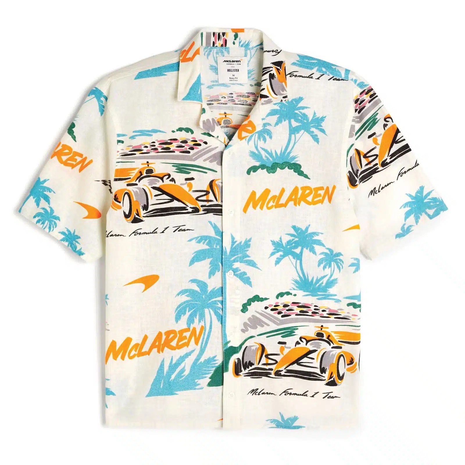 McLaren Racing Race hawaiian shirt, Men’s 2026 Team car racing shirt