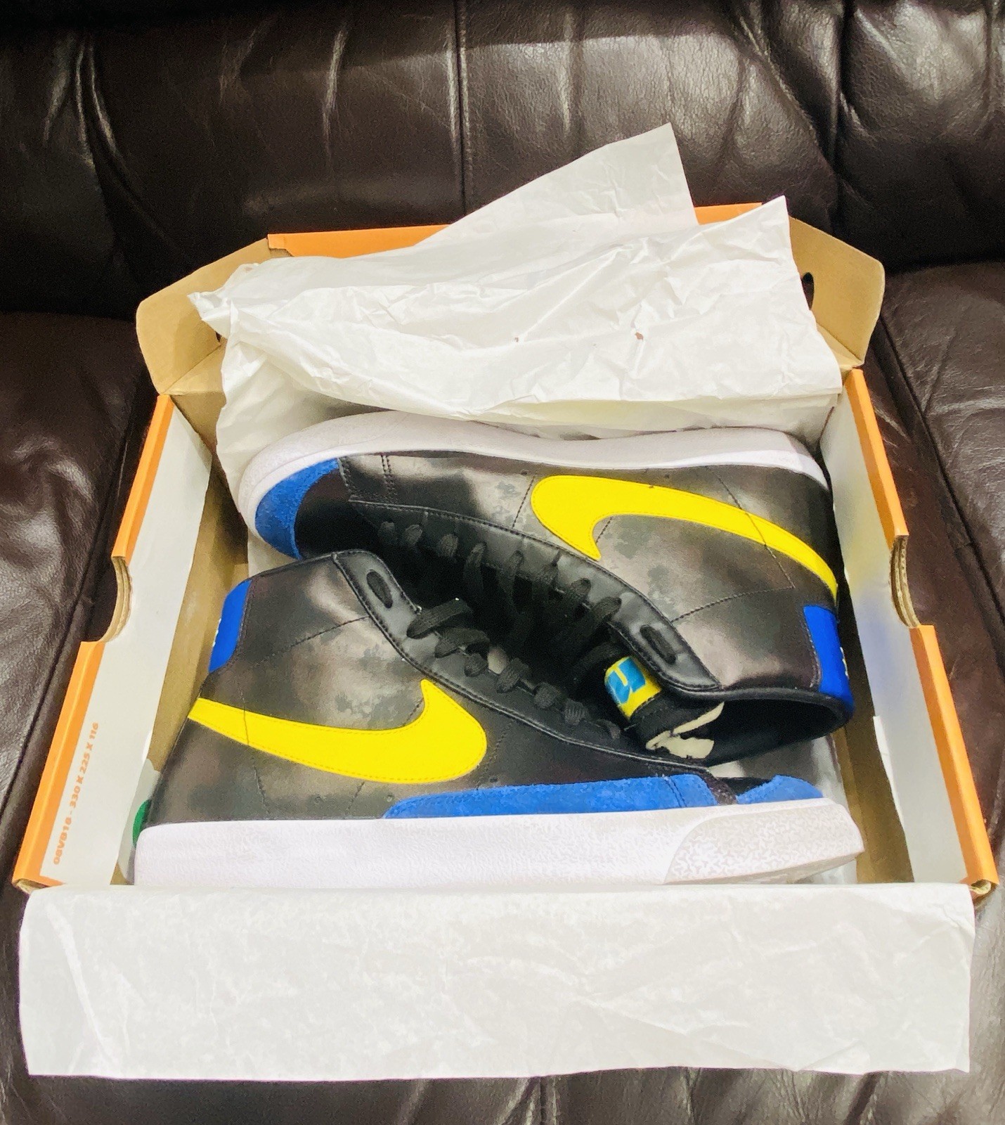 Nike Blazer Mid ’77 VNTG Sisterhood Black Yellow Royal Men’s Size 11 w/ Box